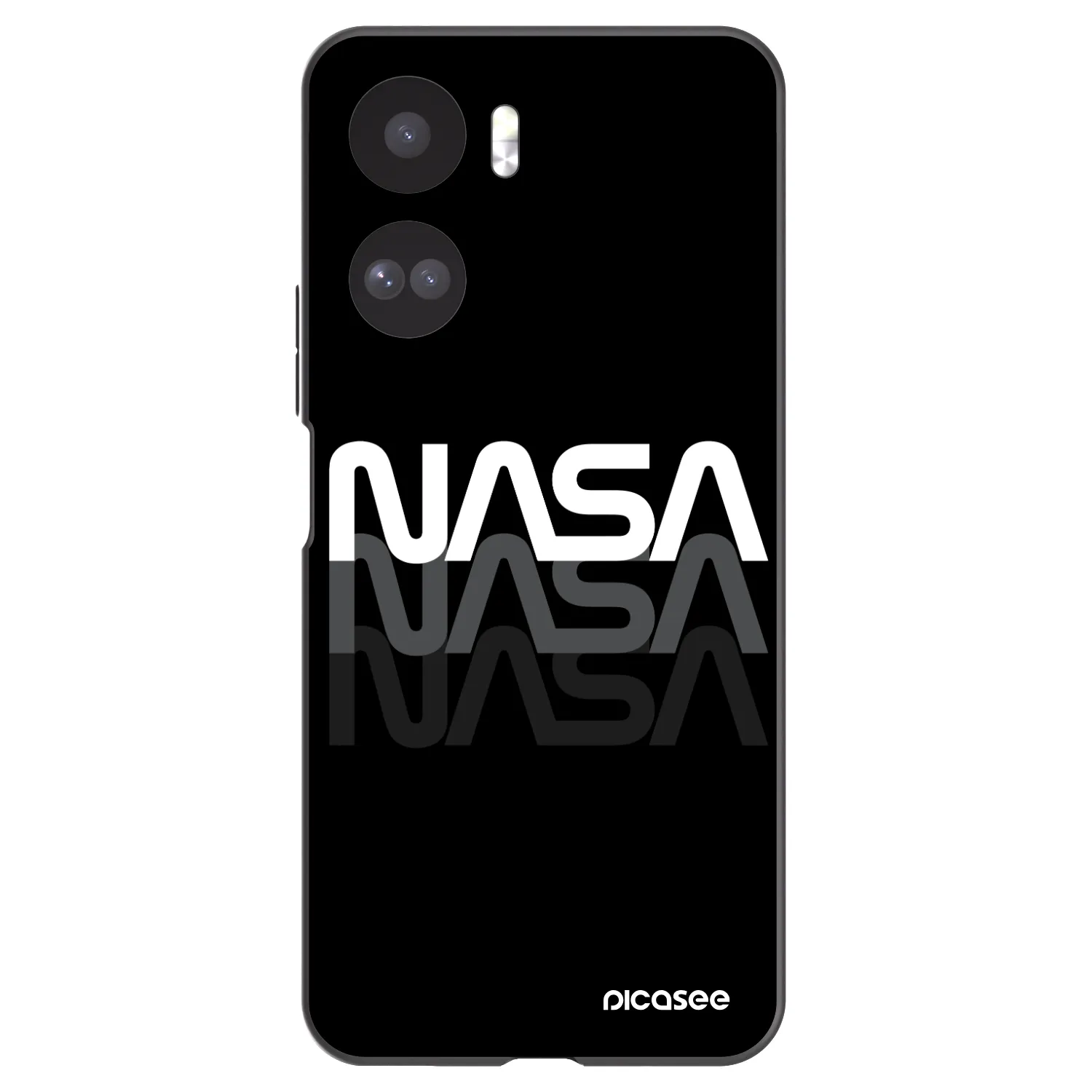 Picasee silikónový čierny obal pre Honor 90 Lite 5G - NASA Triple