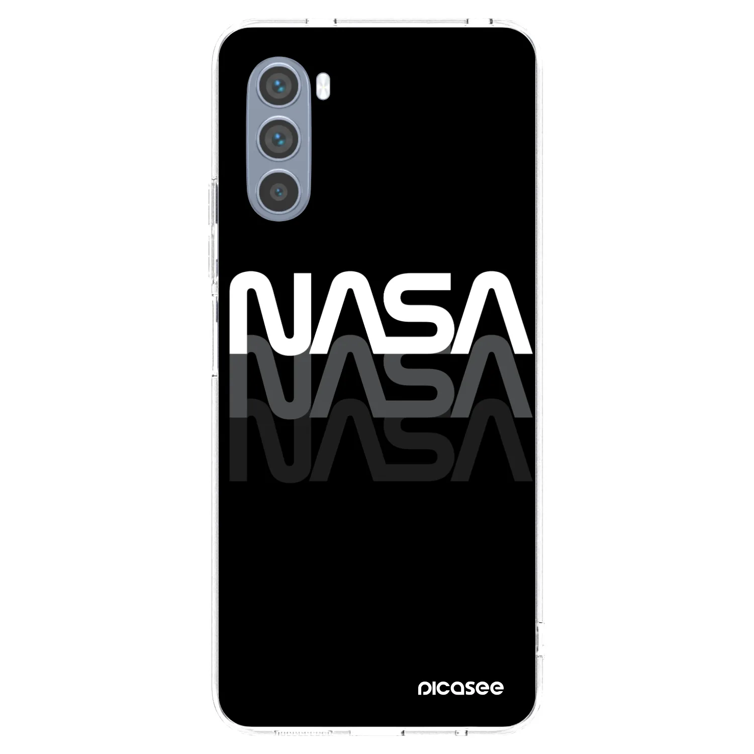 Silikónový prehľadný obal pre Motorola Moto G62 - NASA Triple