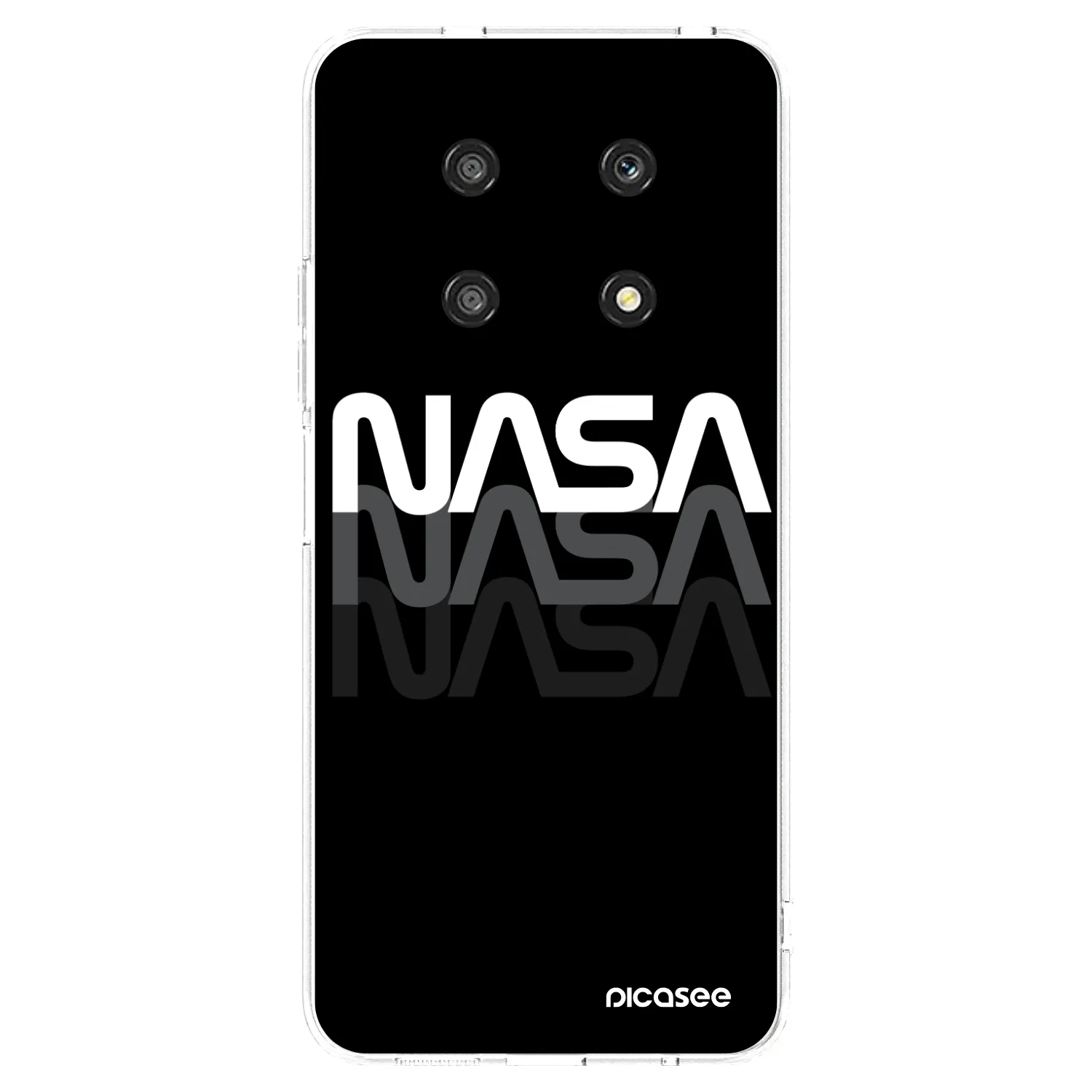 Picasee silikónový prehľadný obal pre Honor Magic4 Lite 5G - NASA Triple
