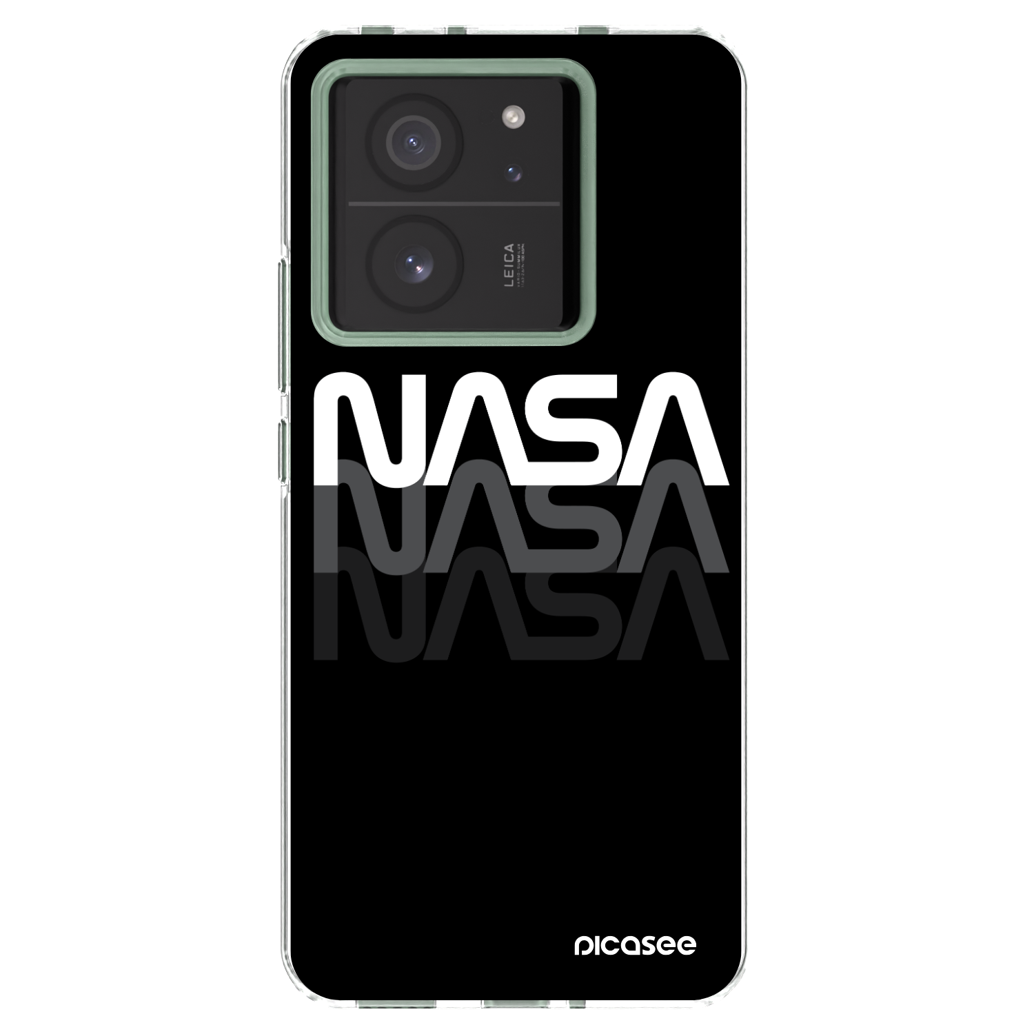 Picasee silikónový prehľadný obal pre Xiaomi 13T - NASA Triple