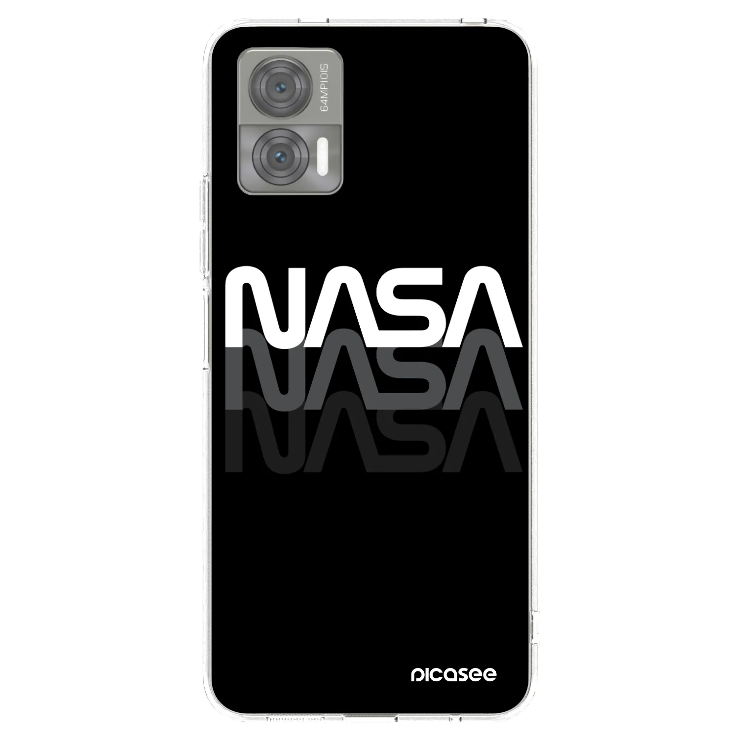 Picasee silikónový prehľadný obal pre Motorola Edge 30 Neo - NASA Triple