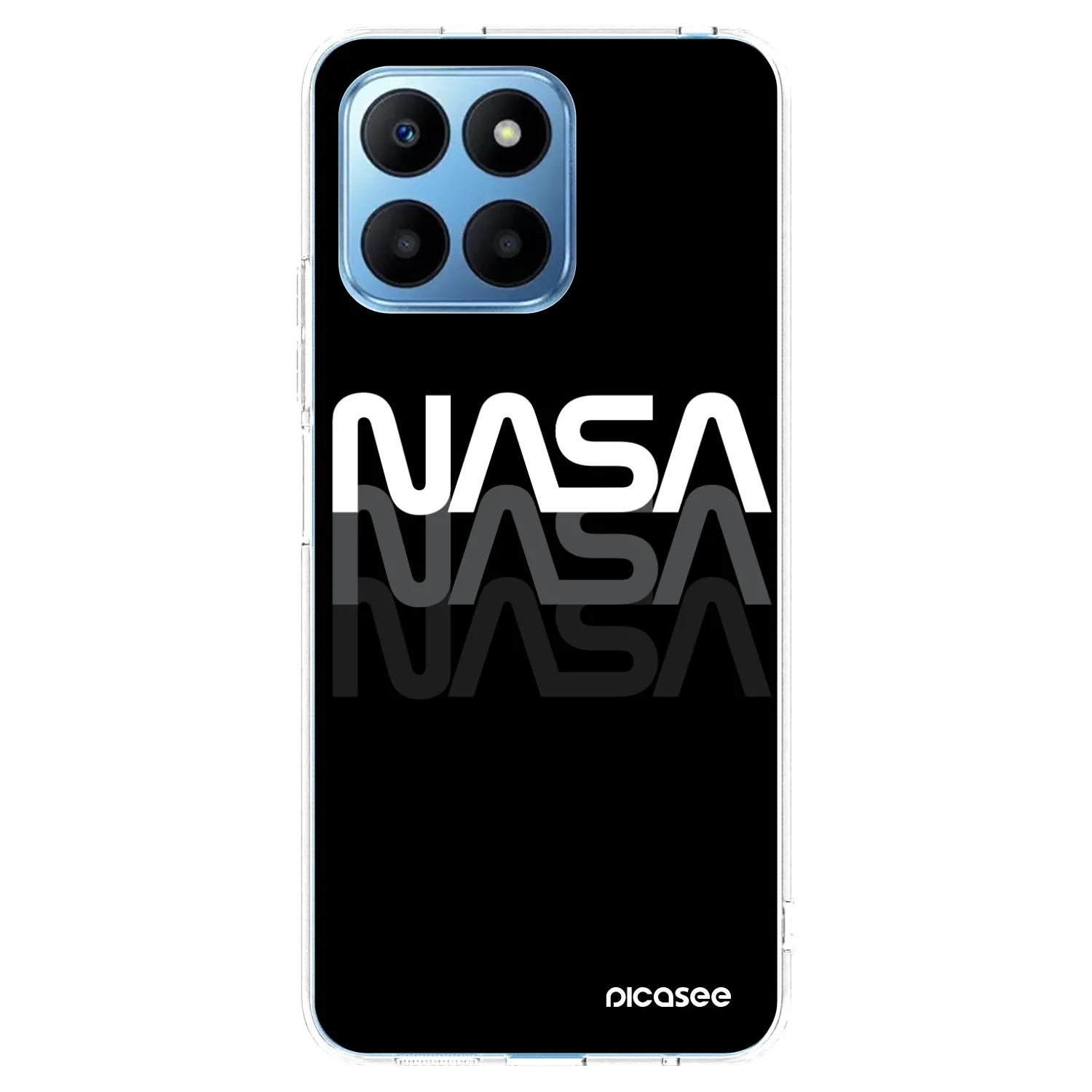 Picasee silikónový prehľadný obal pre Honor 70 Lite - NASA Triple