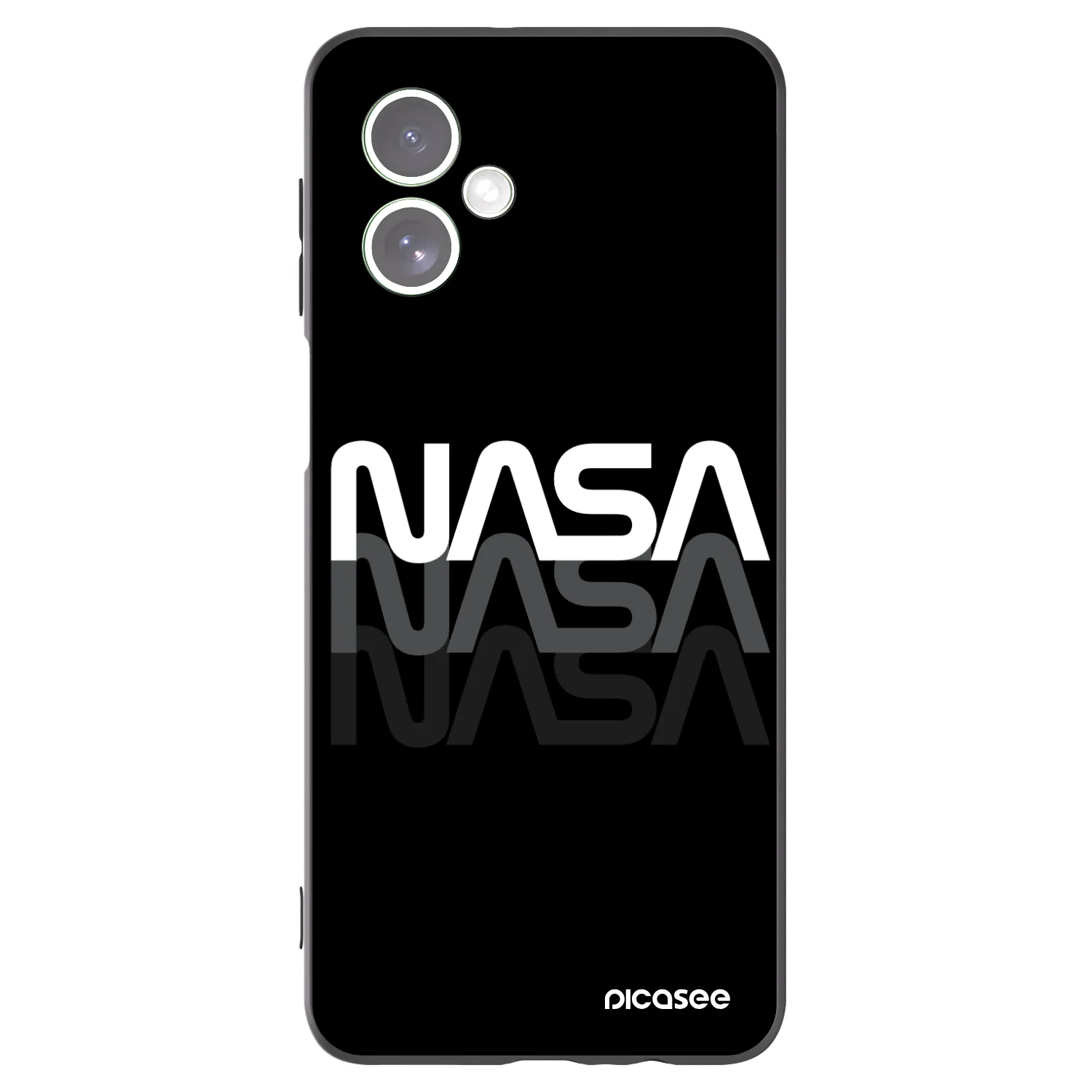 Silikónový čierny obal pre Motorola Moto G54 5G - NASA Triple