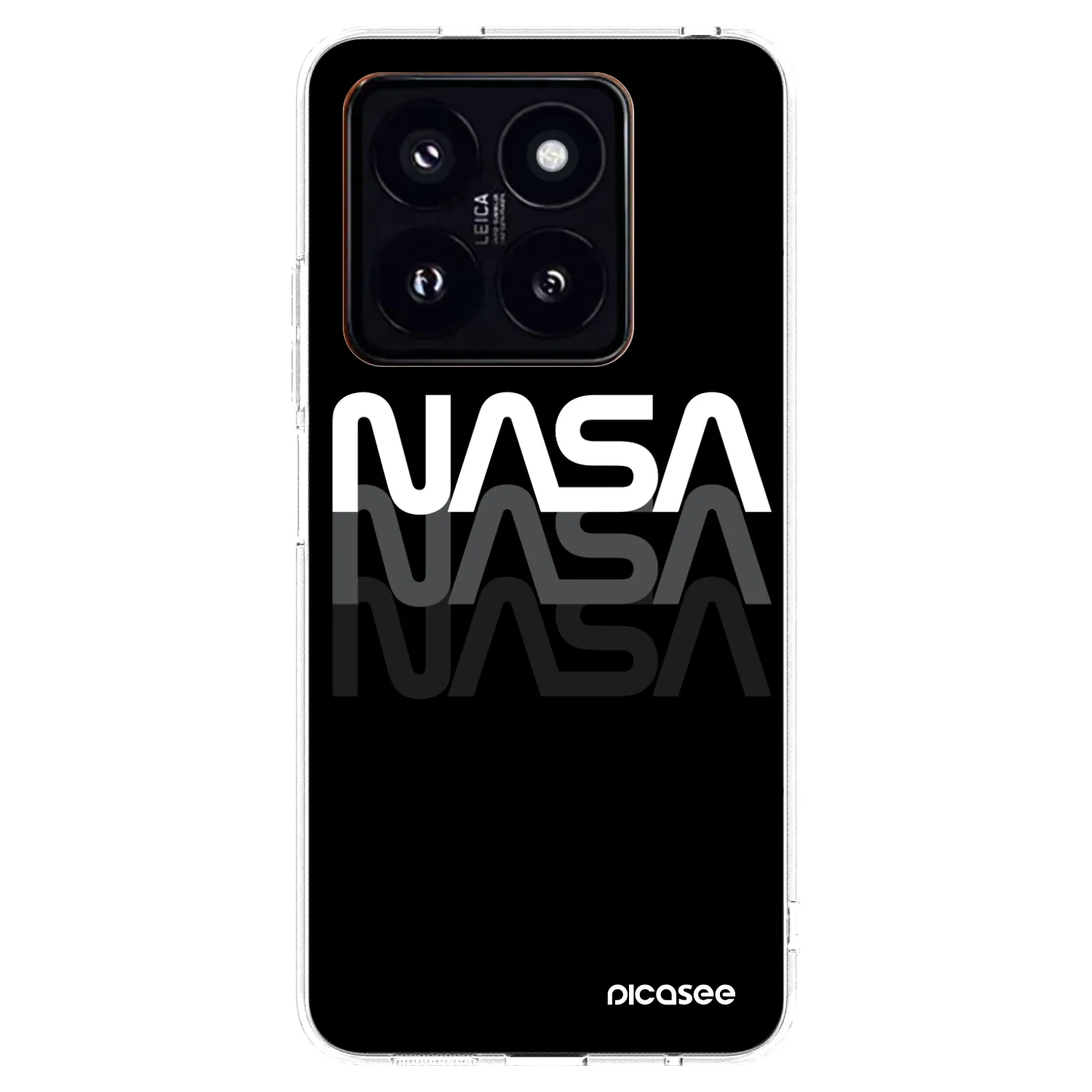 Silikónový prehľadný obal pre Xiaomi 14 Pro - NASA Triple