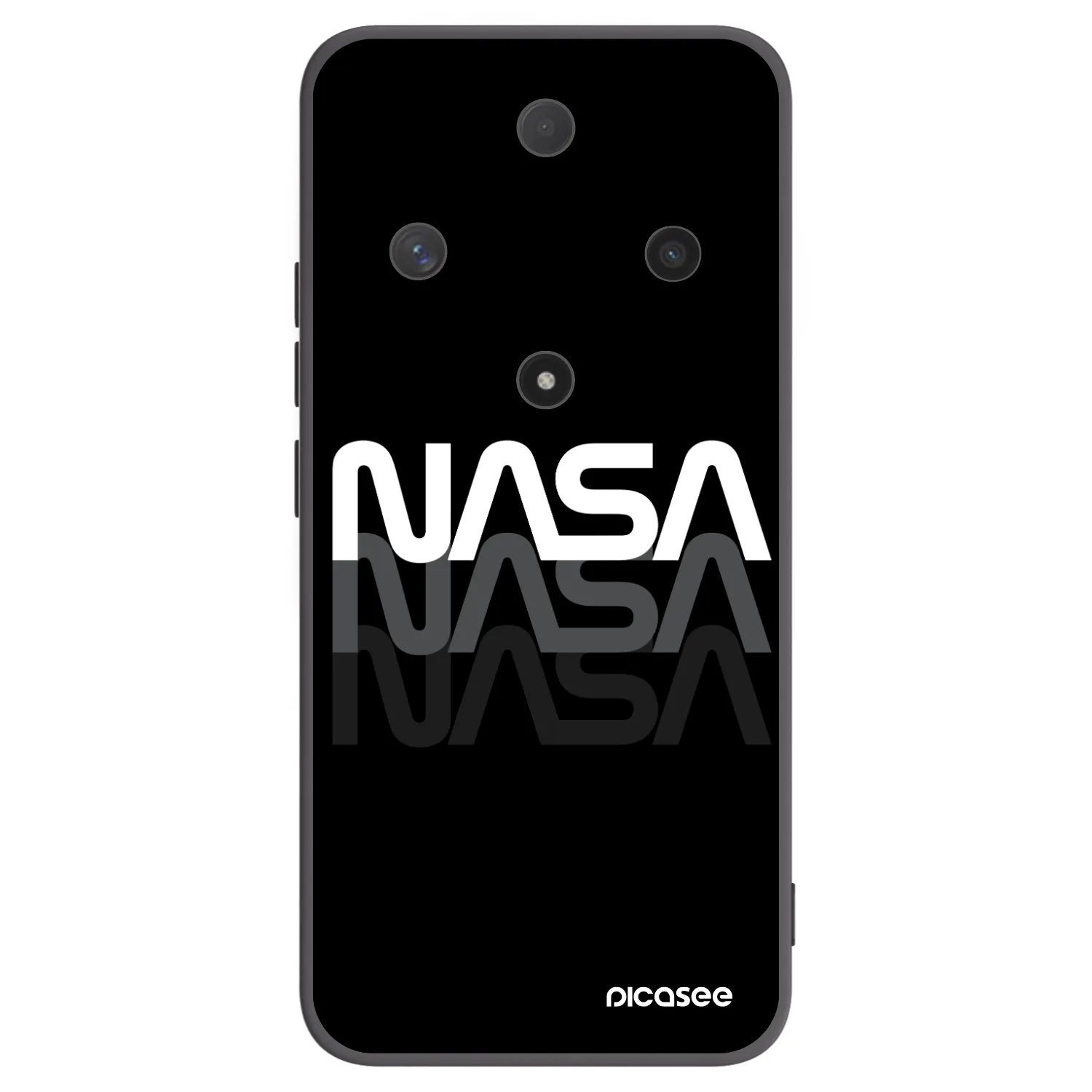 Picasee silikónový čierny obal pre Honor Magic6 Lite 5G - NASA Triple