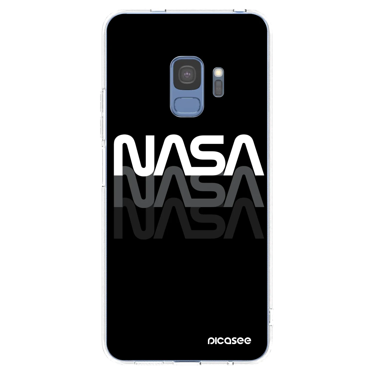 Picasee silikónový prehľadný obal pre Samsung Galaxy S9 G960F - NASA Triple