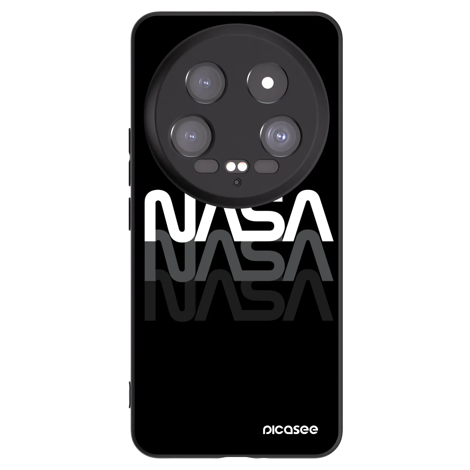 Picasee silikónový čierny obal pre Xiaomi 14 Ultra - NASA Triple