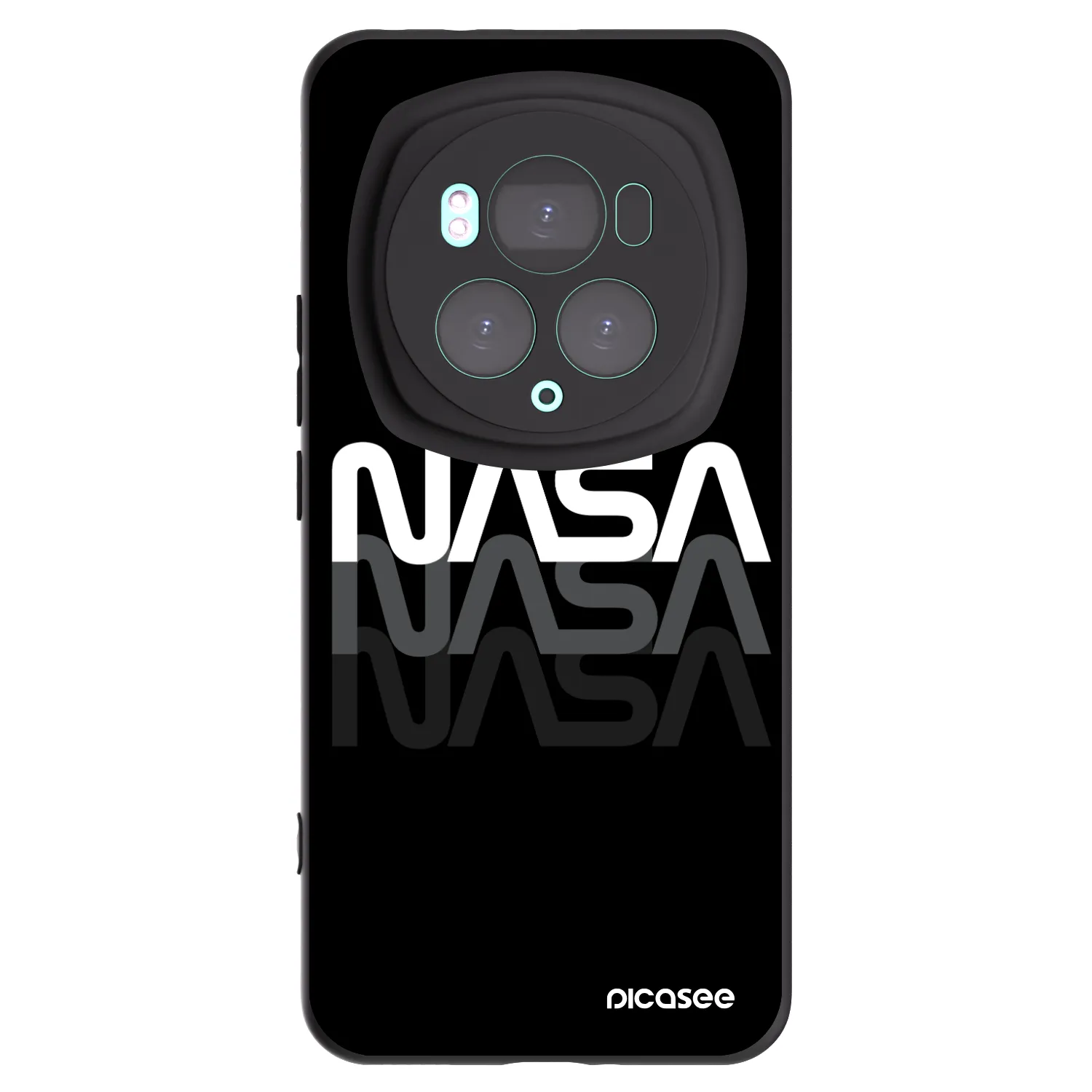 Picasee silikónový čierny obal pre Honor Magic6 Pro - NASA Triple