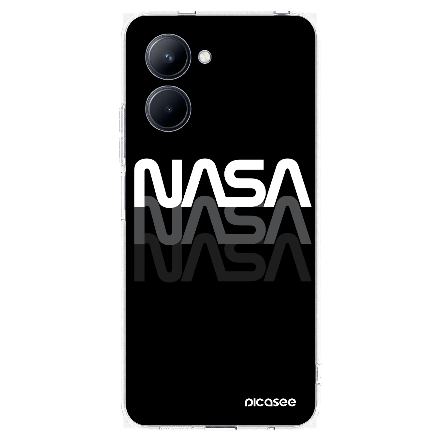 Picasee silikónový prehľadný obal pre Realme C33 (2023) - NASA Triple