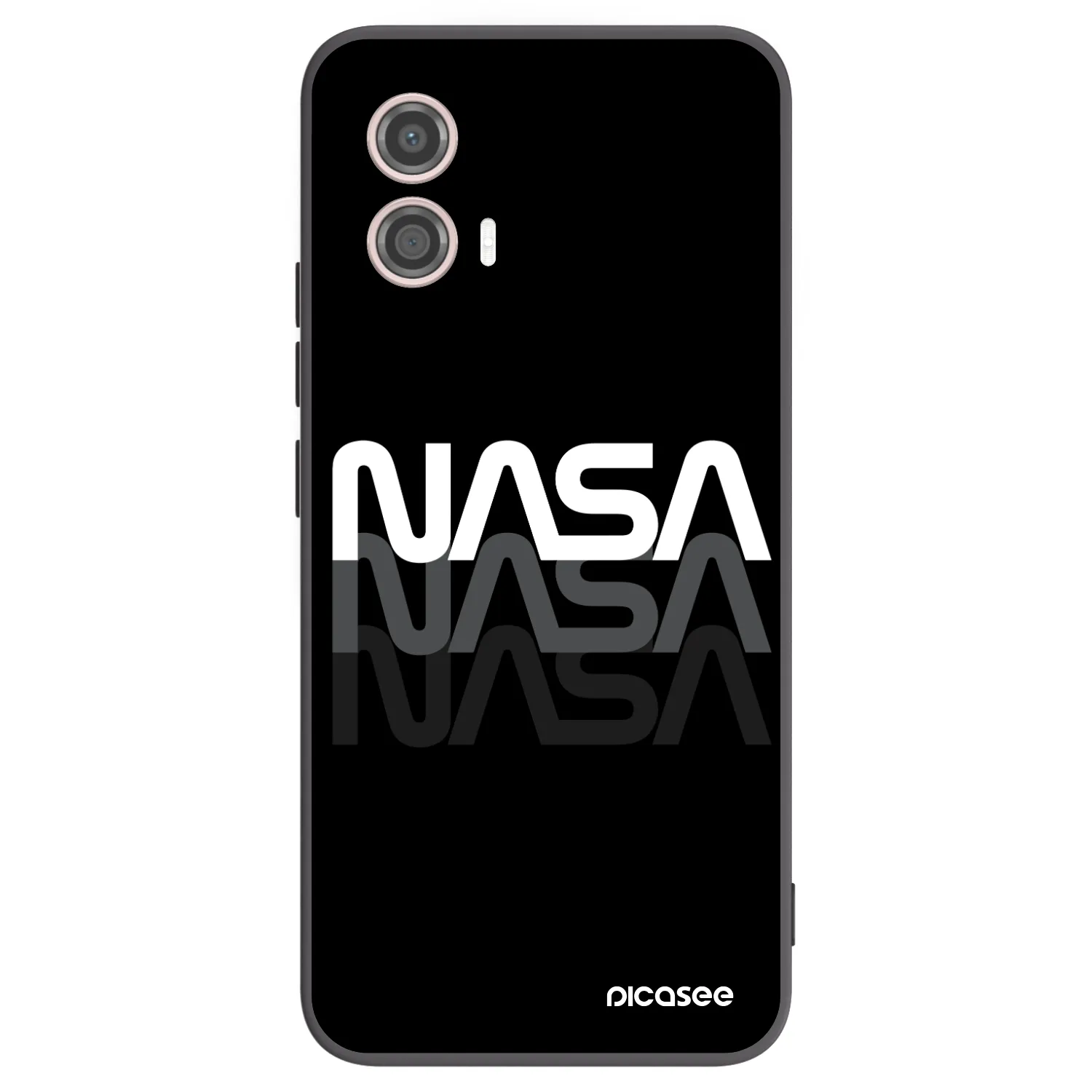 Picasee silikónový čierny obal pre Motorola Moto G53 5G - NASA Triple