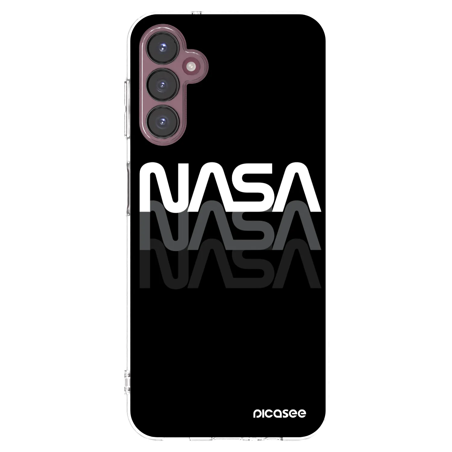 Picasee silikónový prehľadný obal pre Samsung Galaxy A05s A057G - NASA Triple
