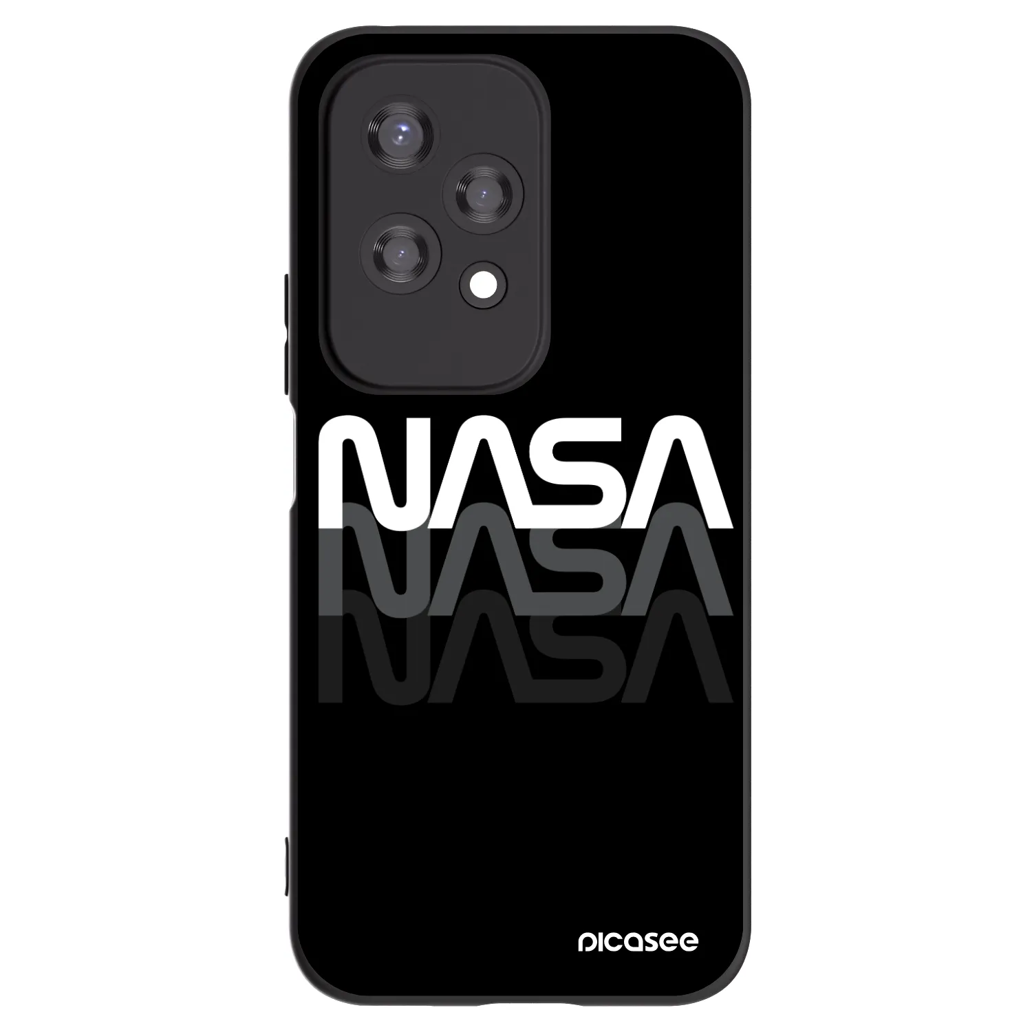 Silikónový čierny obal pre Honor 200 Lite - NASA Triple