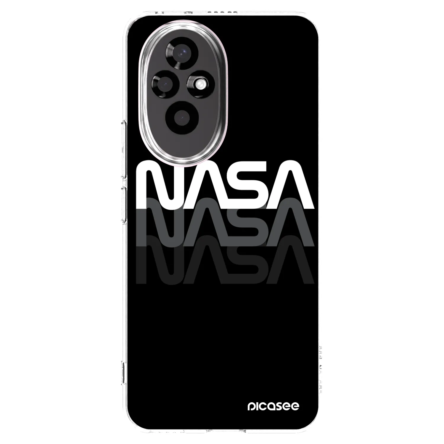 Silikónový prehľadný obal pre Honor 200 5G - NASA Triple