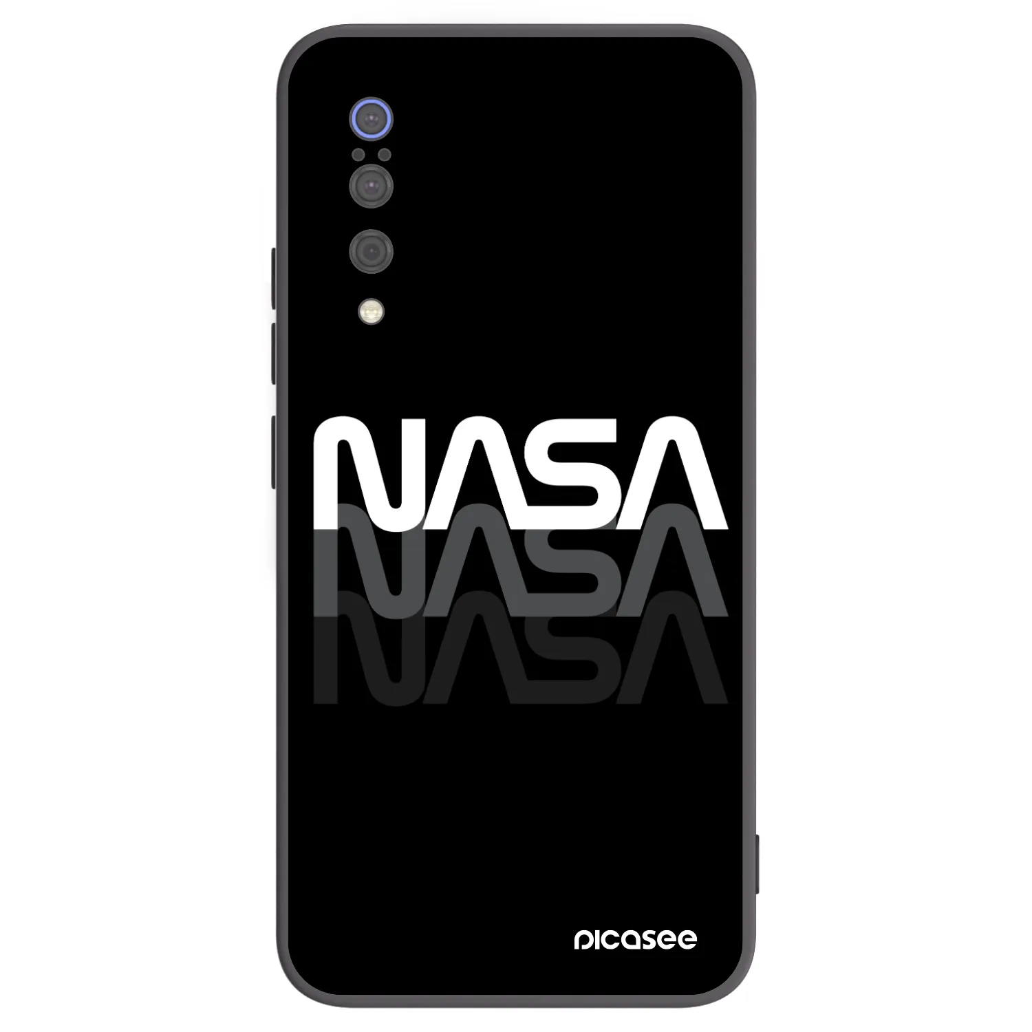 Picasee silikónový čierny obal pre Xiaomi Mi 9 - NASA Triple