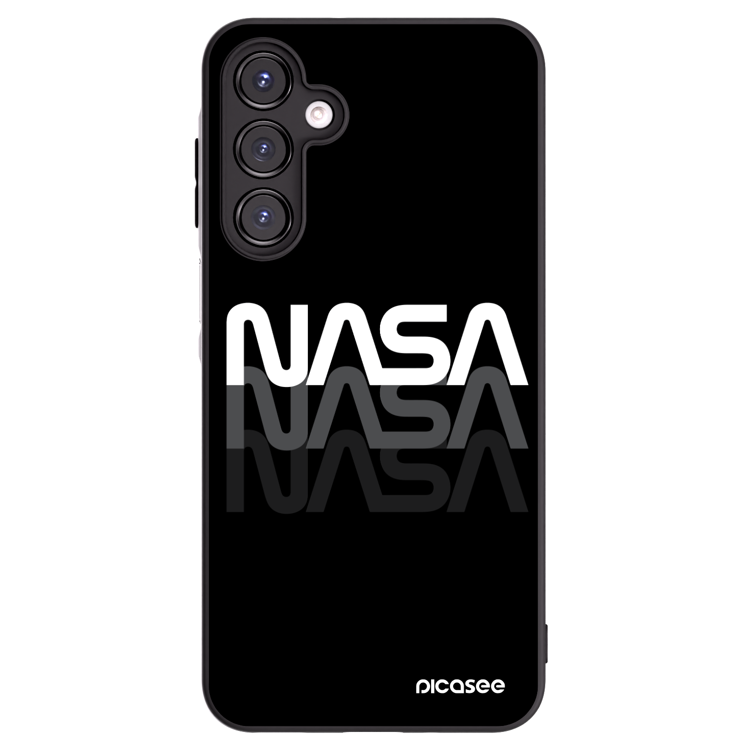 Picasee silikónový čierny obal pre Samsung Galaxy A16 5G - NASA Triple