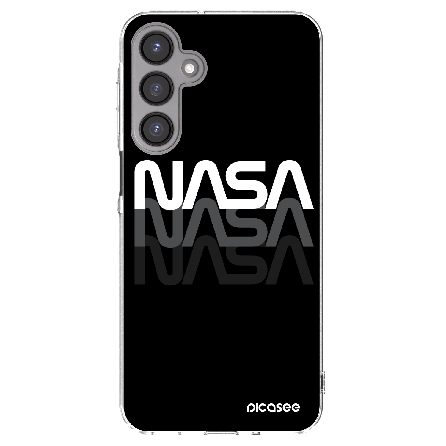 Picasee silikónový prehľadný obal pre Samsung Galaxy A16 5G - NASA Triple
