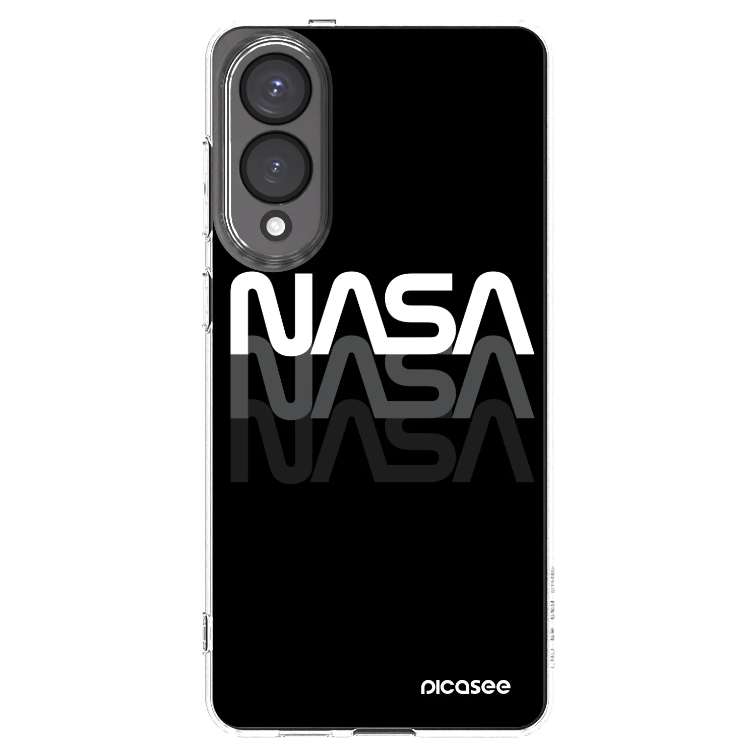 Silikónový prehľadný obal pre Samsung Galaxy S25 Edge 5G - NASA Triple