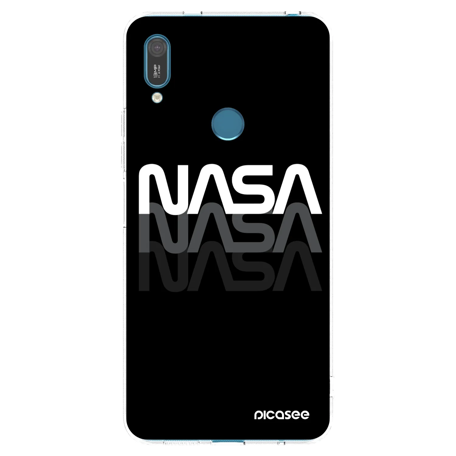 Picasee silikónový prehľadný obal pre Huawei Y7 2019 - NASA Triple