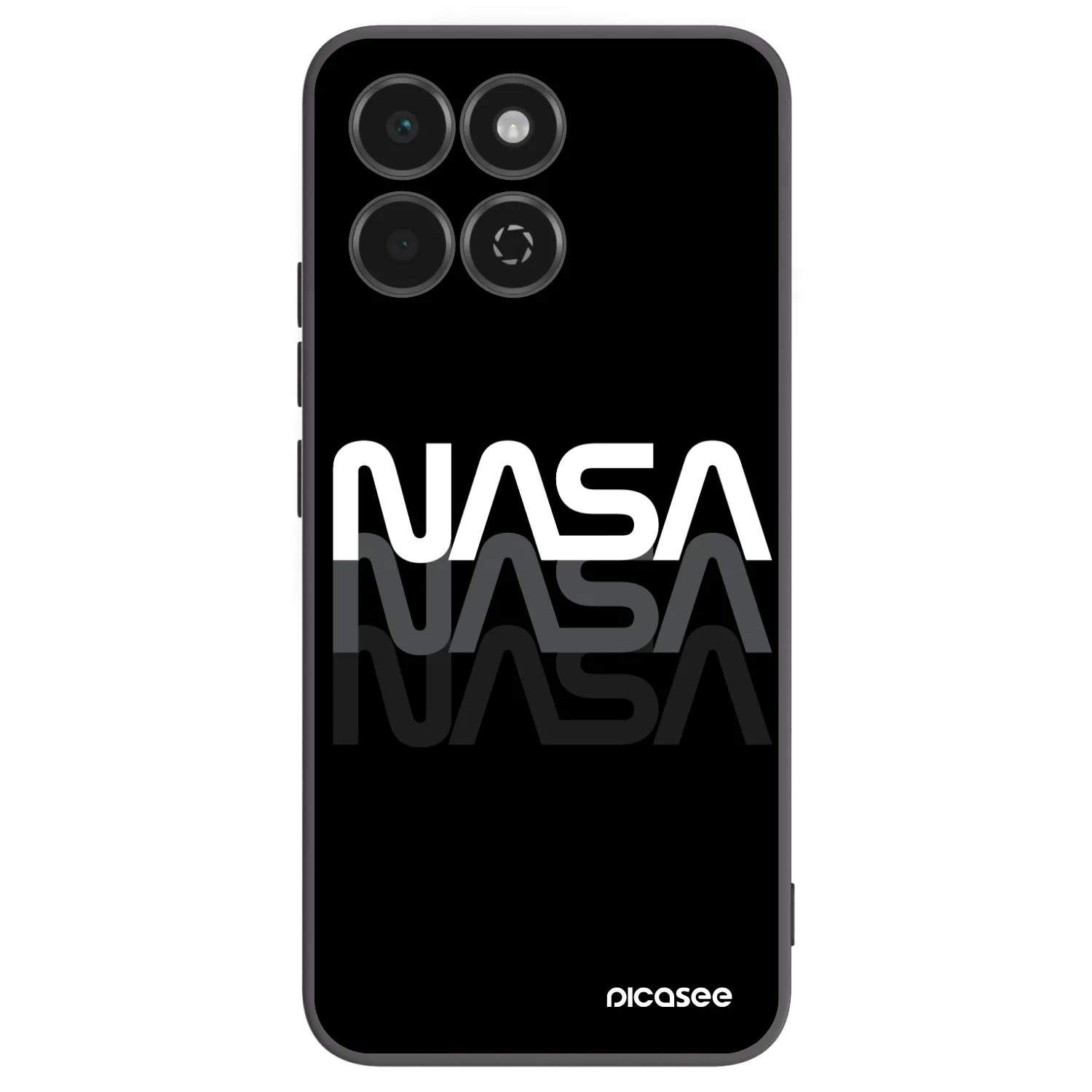 Picasee silikónový čierny obal pre Honor 200 Smart 5G - NASA Triple