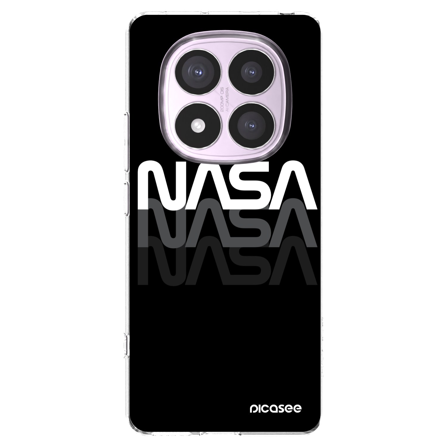 Silikónový prehľadný obal pre Xiaomi Redmi Note 14 Pro 4G - NASA Triple