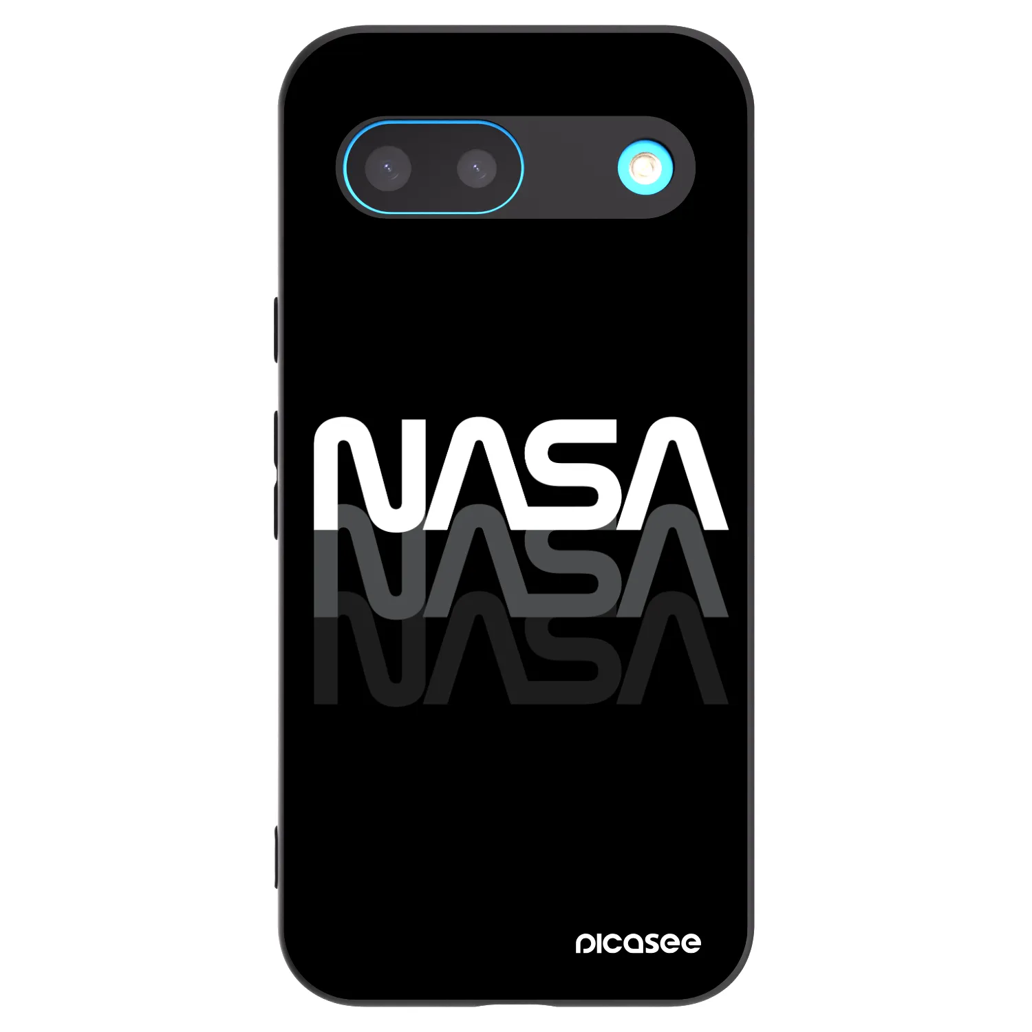 Silikónový čierny obal pre Google Pixel 8 - NASA Triple