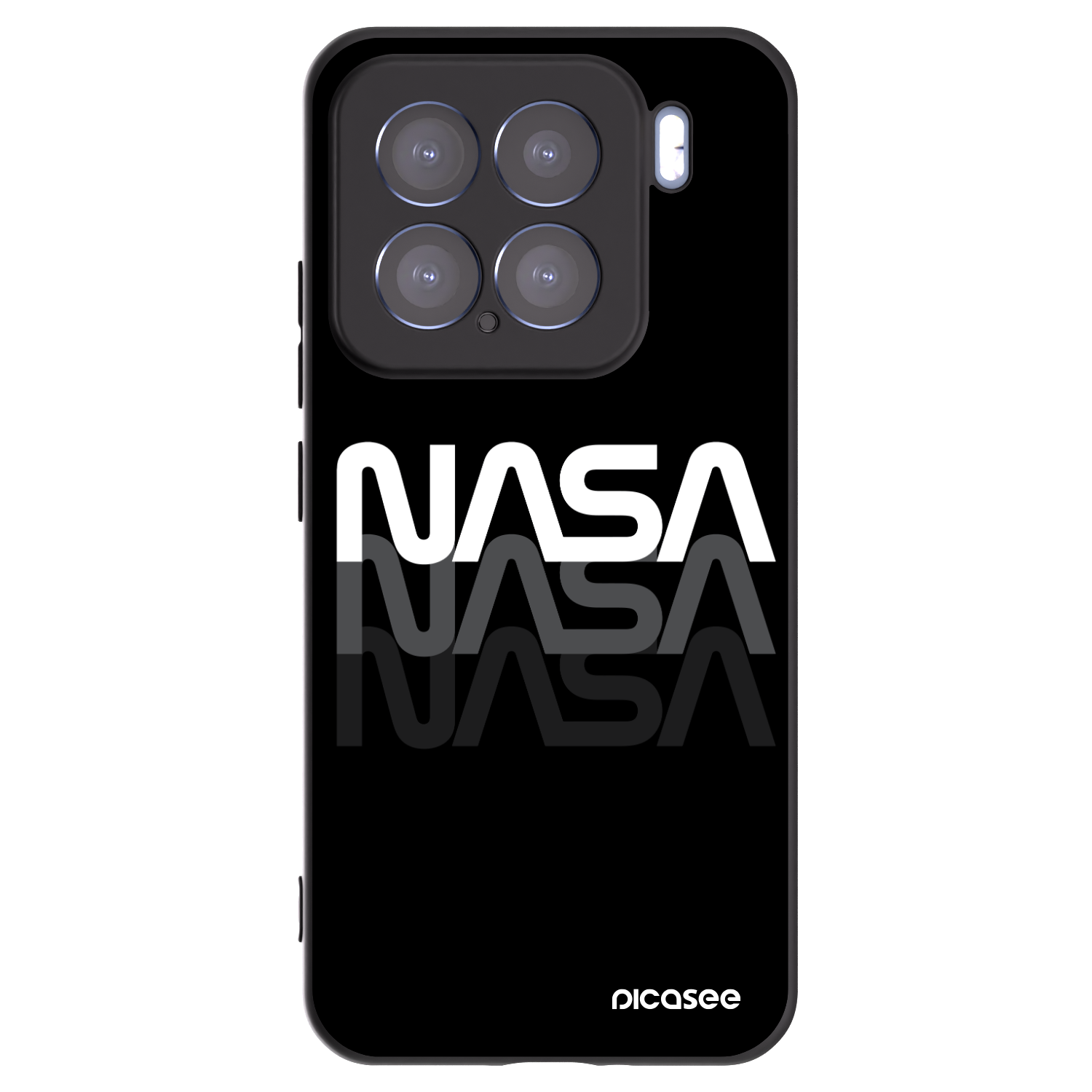 Silikónový čierny obal pre Xiaomi 15 - NASA Triple