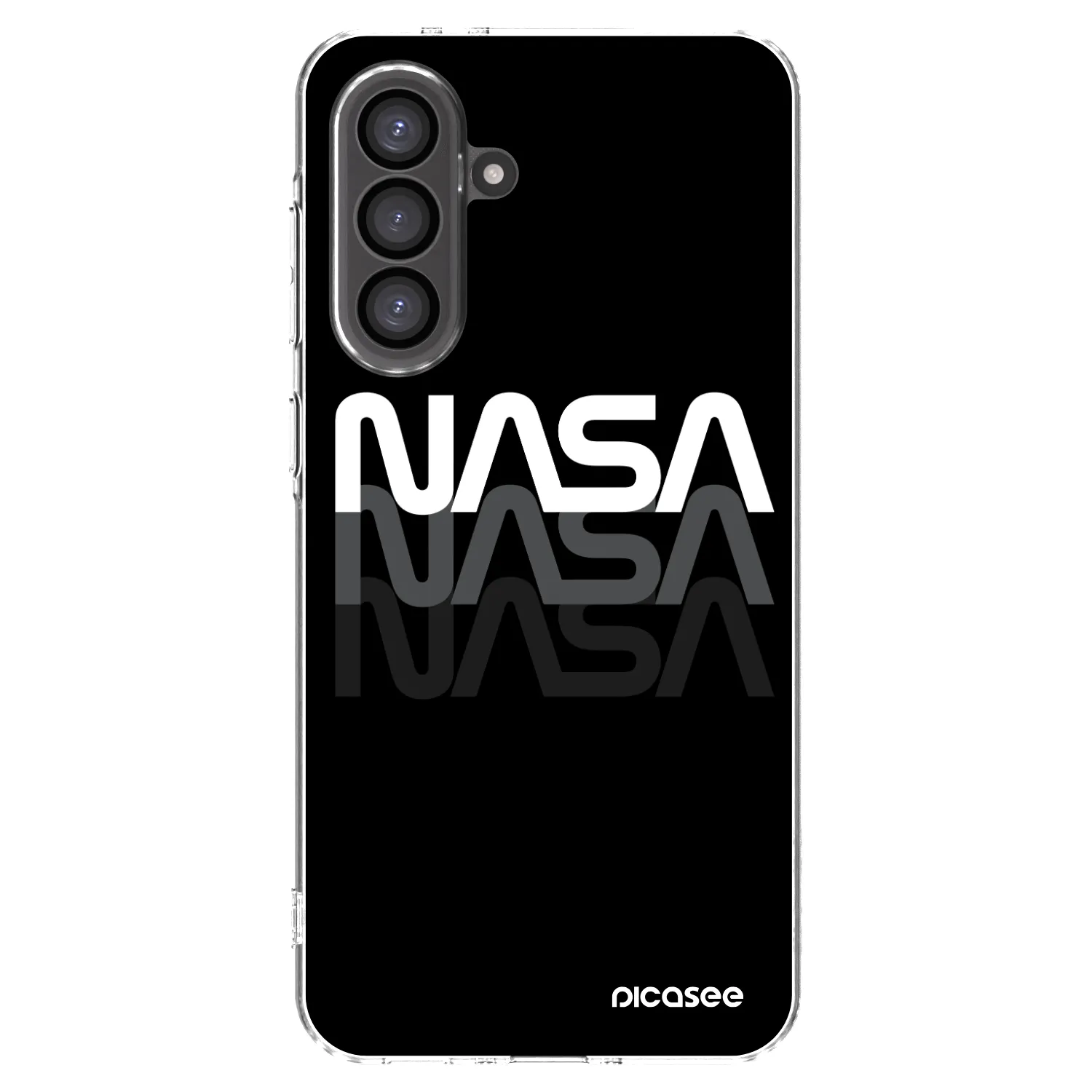 Picasee silikónový prehľadný obal pre Samsung Galaxy A56 5G A566B - NASA Triple