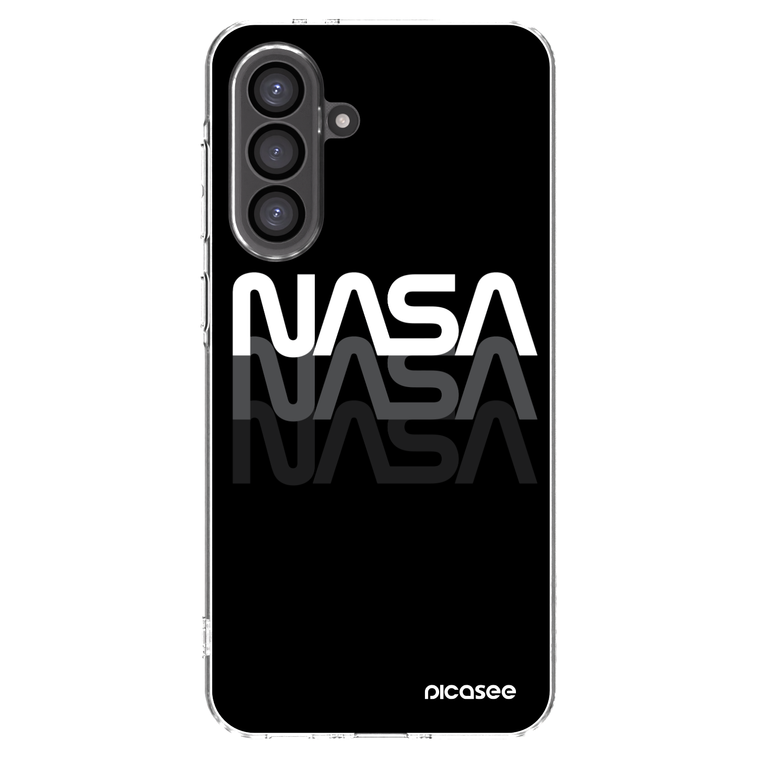 Picasee silikónový prehľadný obal pre Samsung Galaxy A36 5G - NASA Triple