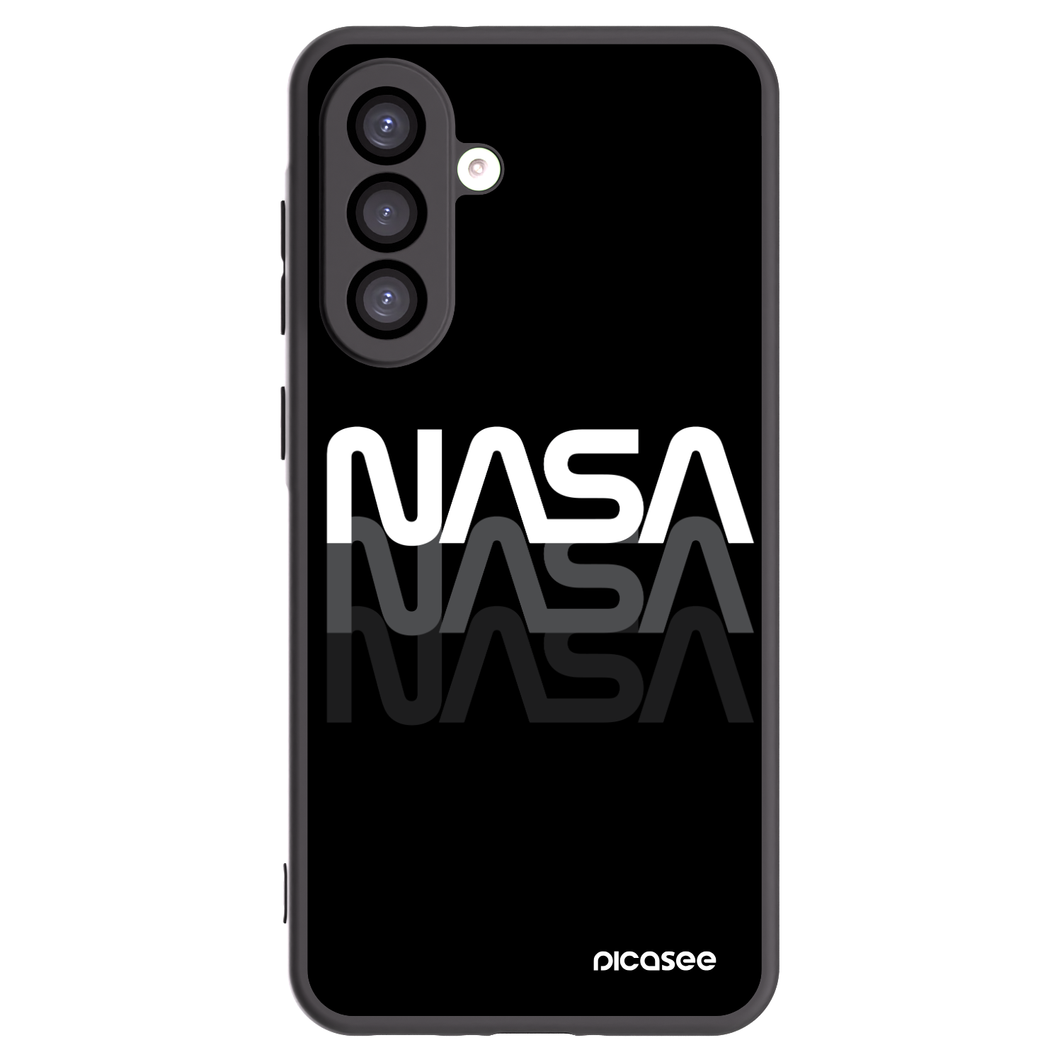 Picasee silikónový čierny obal pre Samsung Galaxy A26 5G A266B - NASA Triple