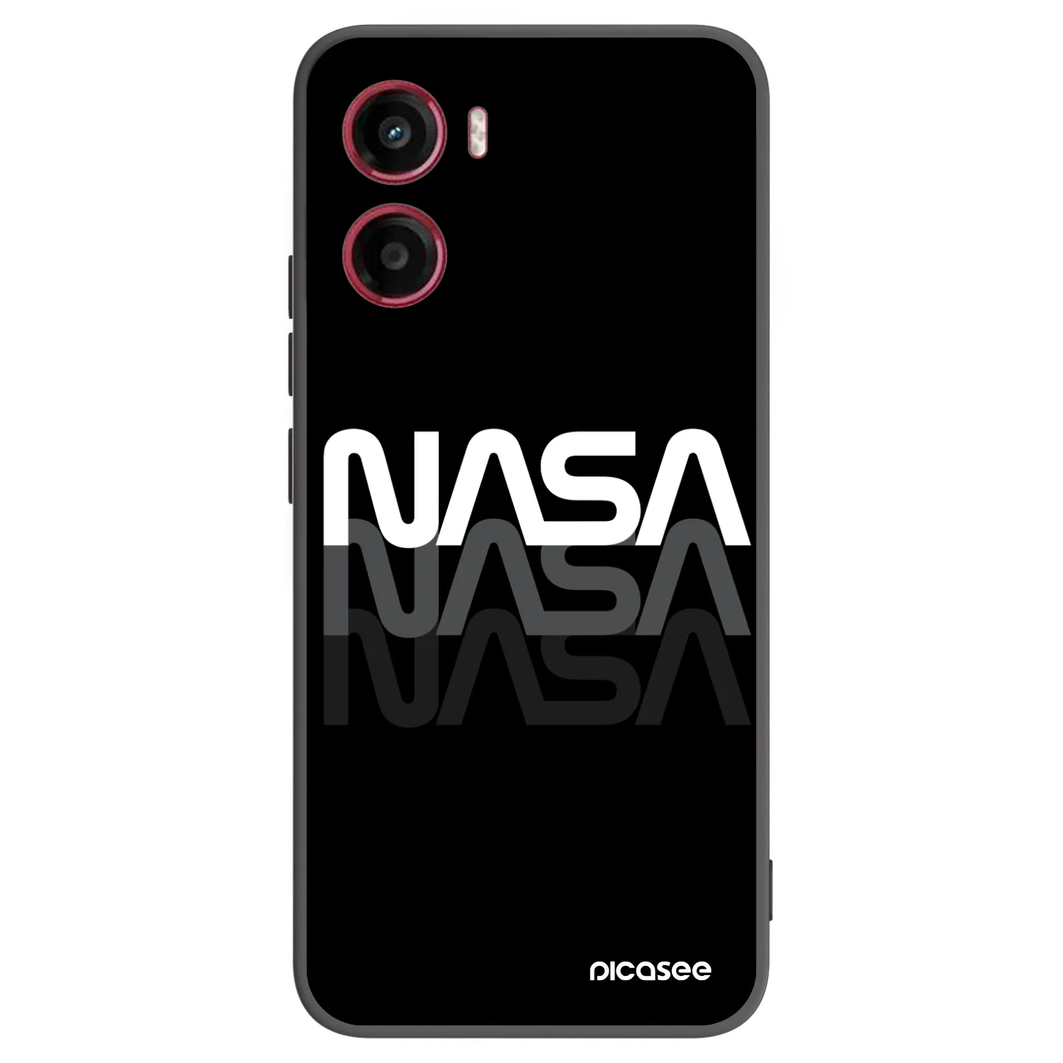 Picasee silikónový čierny obal pre Motorola Moto G05 - NASA Triple