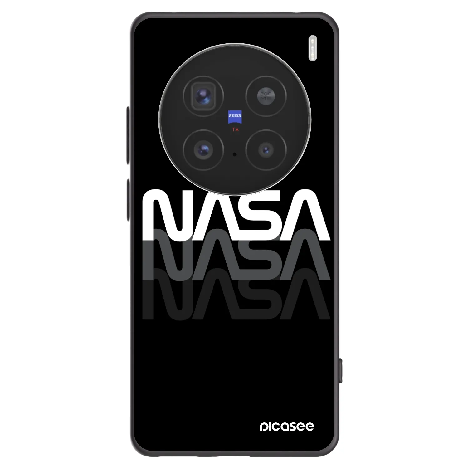 Picasee silikónový čierny obal pre Vivo X200 Pro - NASA Triple