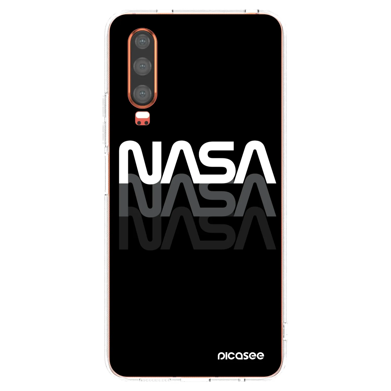 Picasee silikónový prehľadný obal pre Huawei P30 - NASA Triple