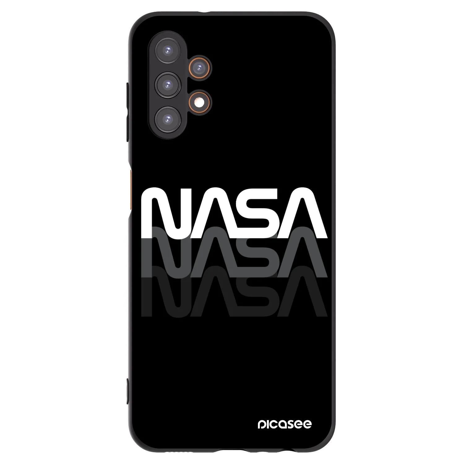 Picasee silikónový čierny obal pre Samsung Galaxy A13 5G - NASA Triple