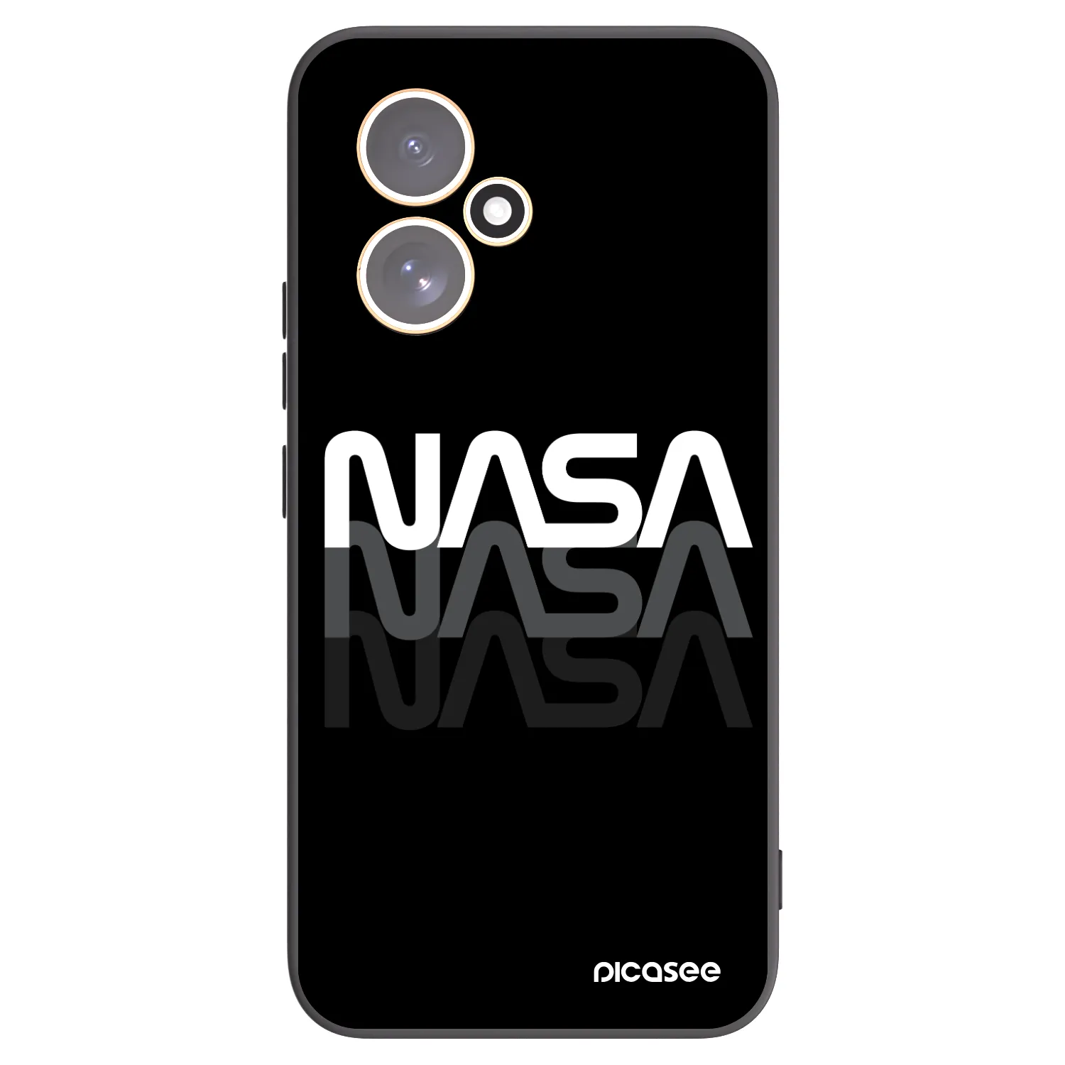 Picasee silikónový čierny obal pre Honor 400 5G - NASA Triple