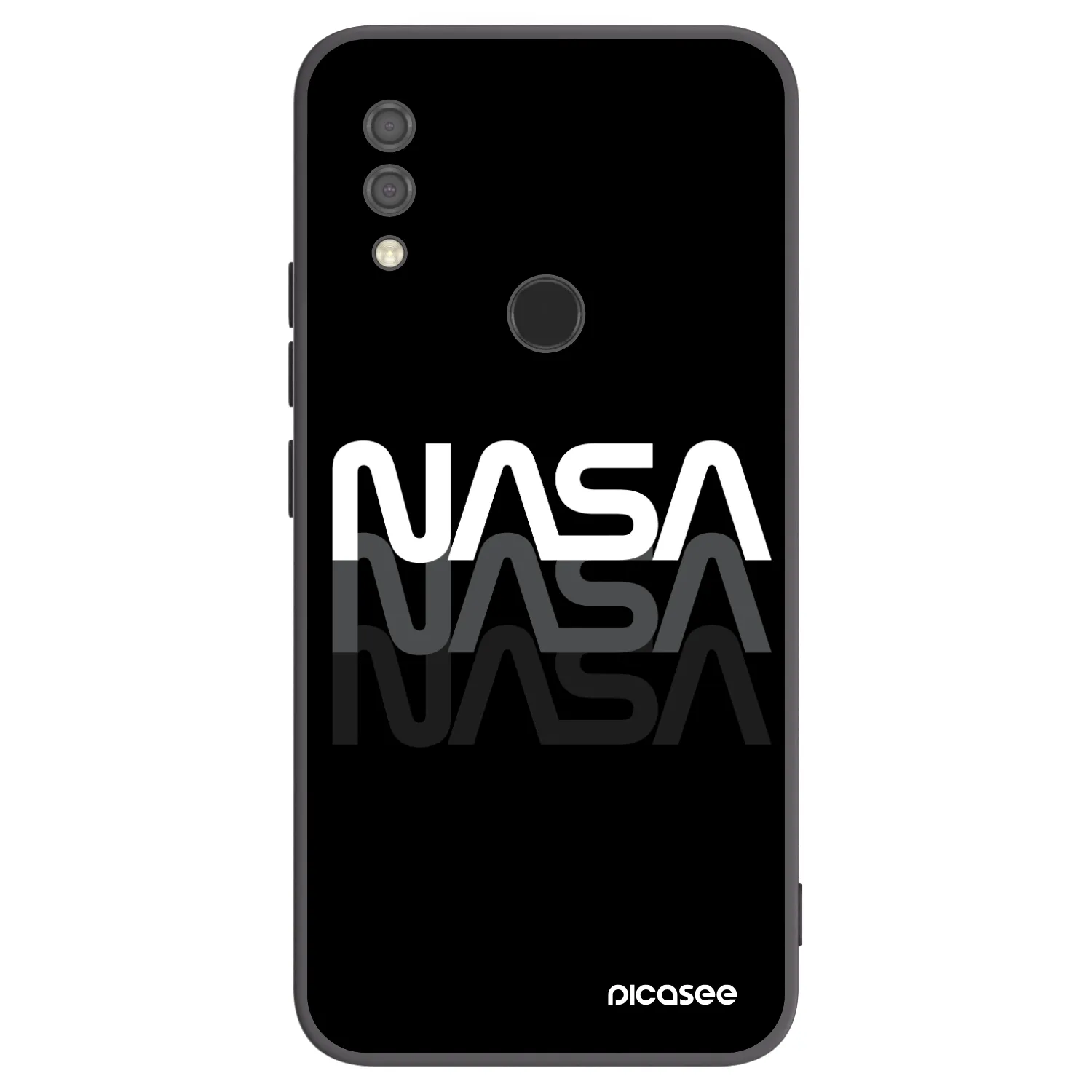 Picasee silikónový čierny obal pre Xiaomi Redmi 7 - NASA Triple