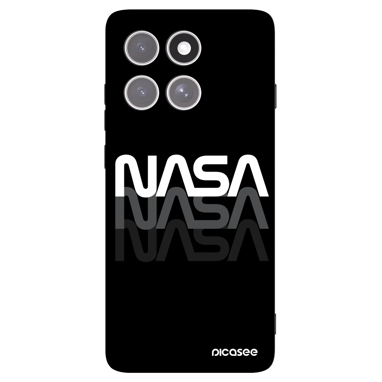 Picasee silikónový čierny obal pre Motorola Edge 60 Pro - NASA Triple