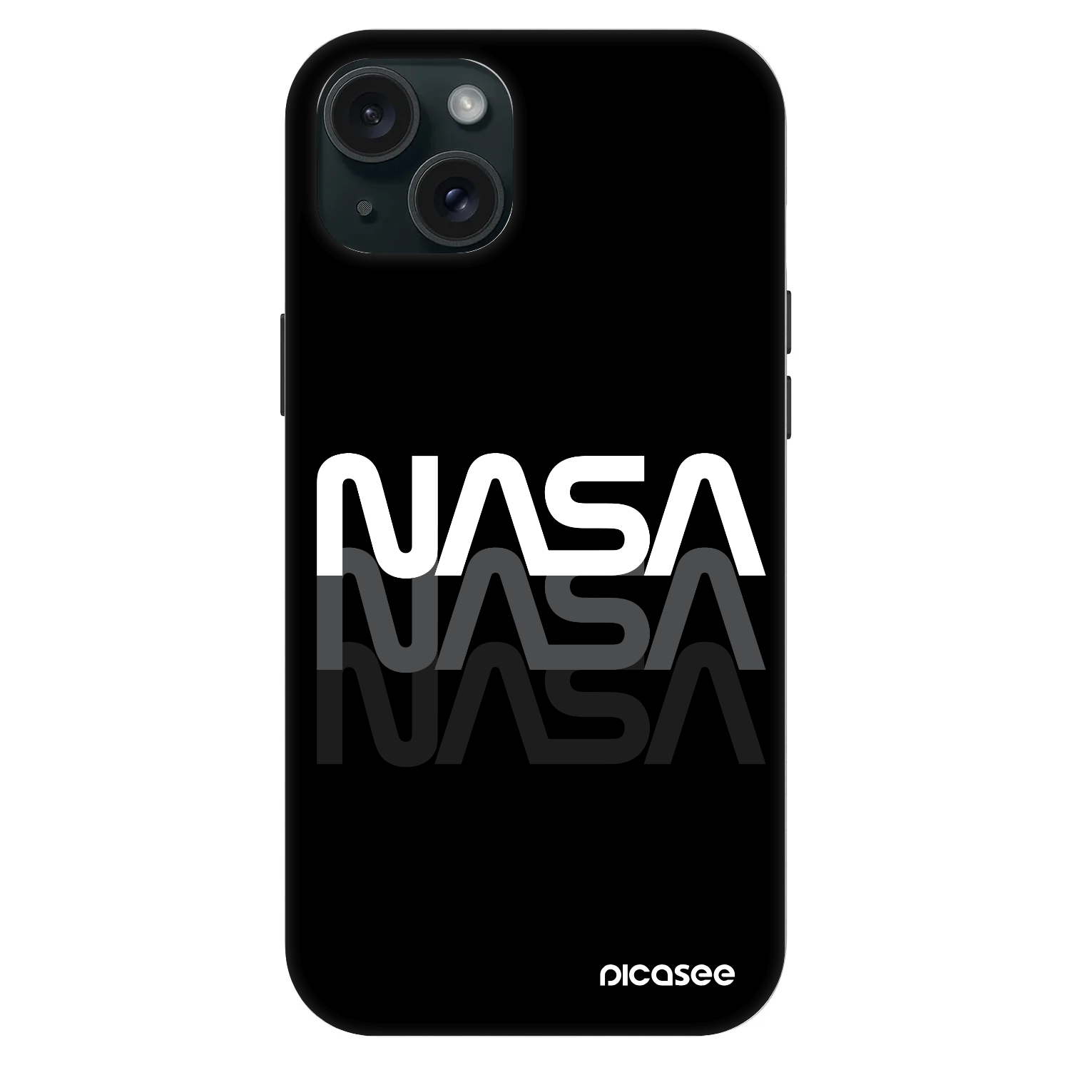 Picasee Fashion Case MagSafe pre Apple iPhone 15 Plus - NASA Triple