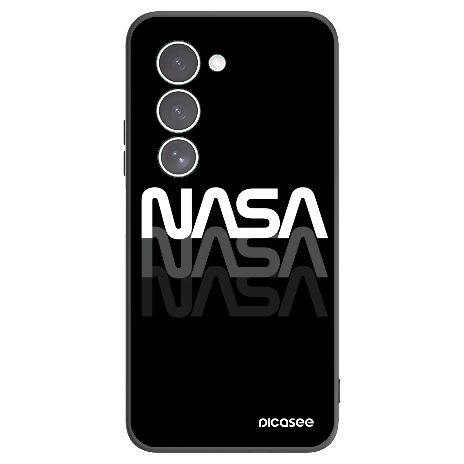 Picasee silikónový čierny obal pre Xiaomi Redmi 15 5G - NASA Triple