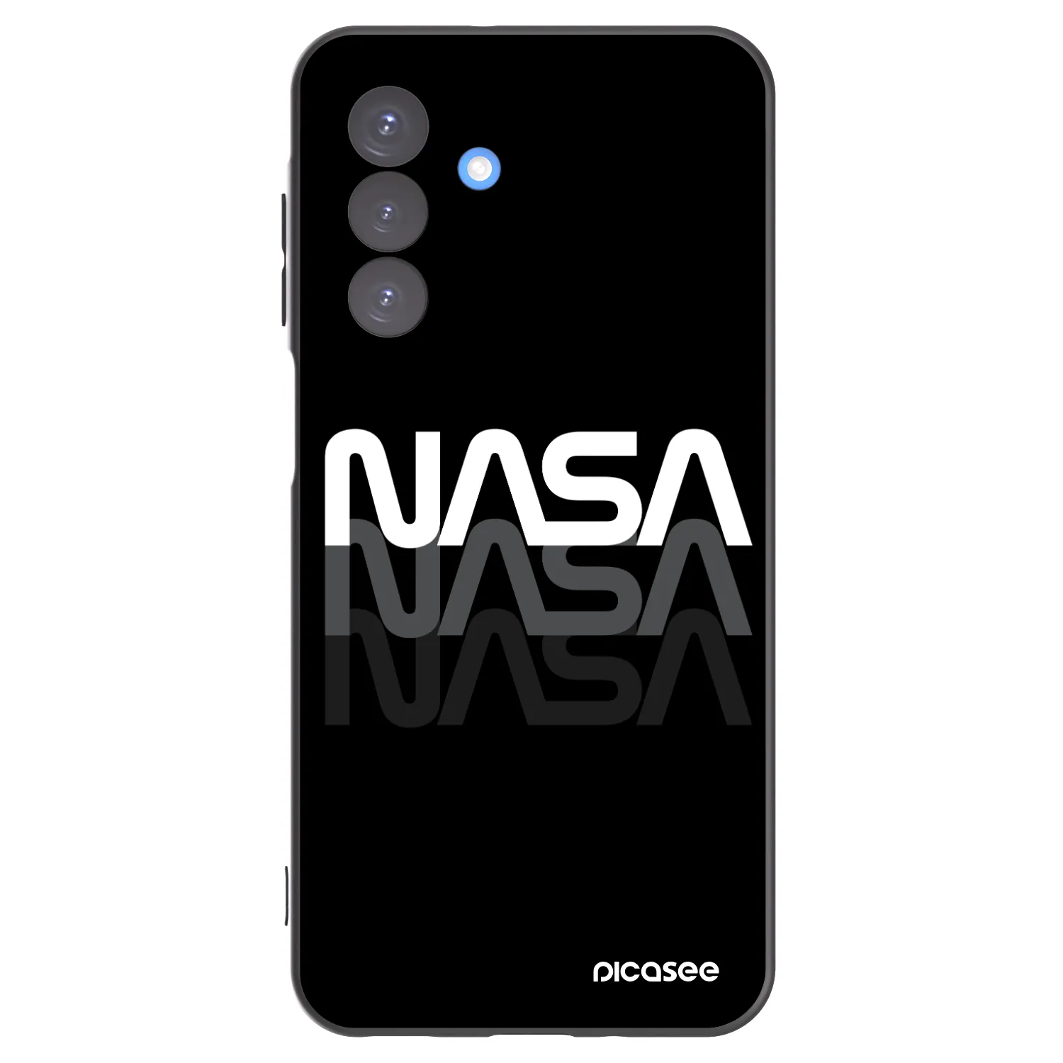 Picasee silikónový čierny obal pre Samsung Galaxy A17 5G - NASA Triple