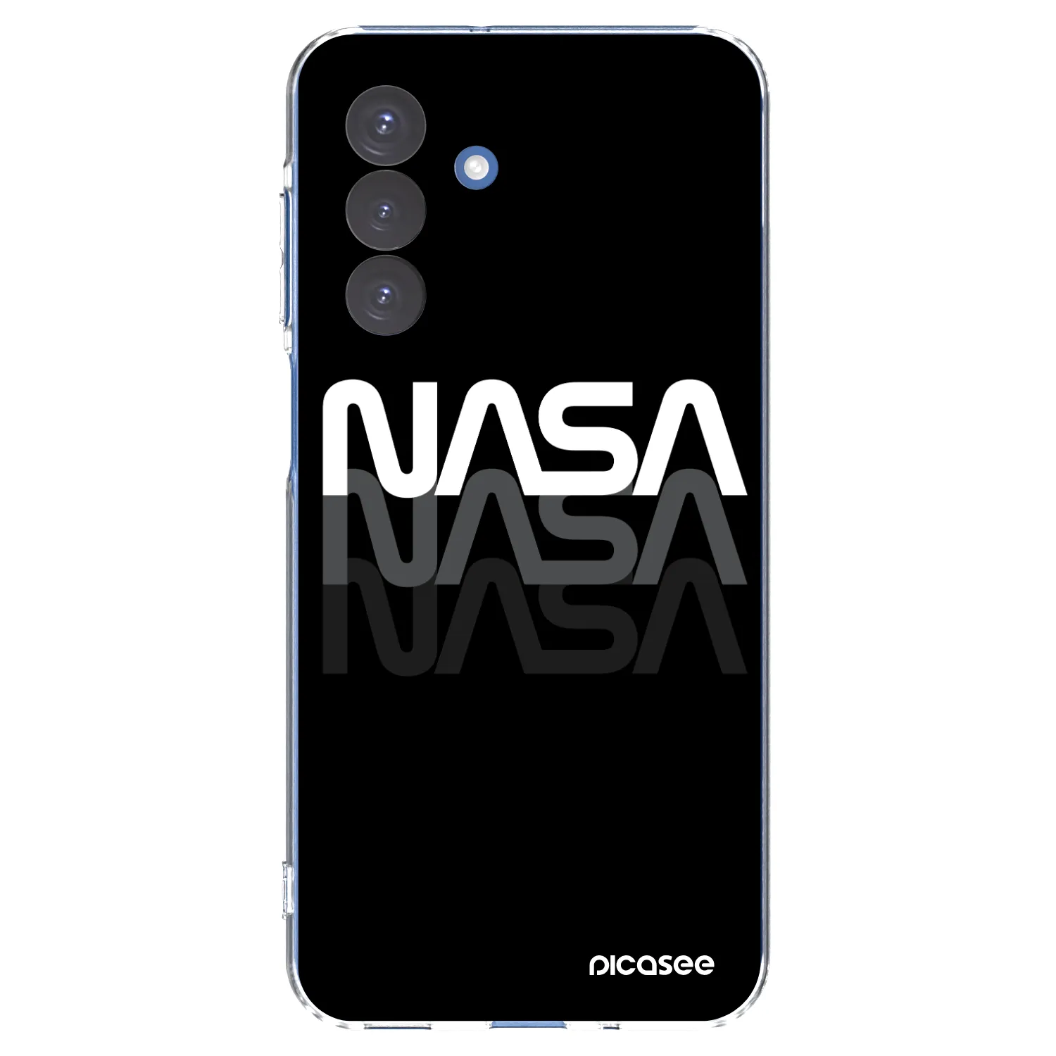 Picasee silikónový prehľadný obal pre Samsung Galaxy A17 5G - NASA Triple