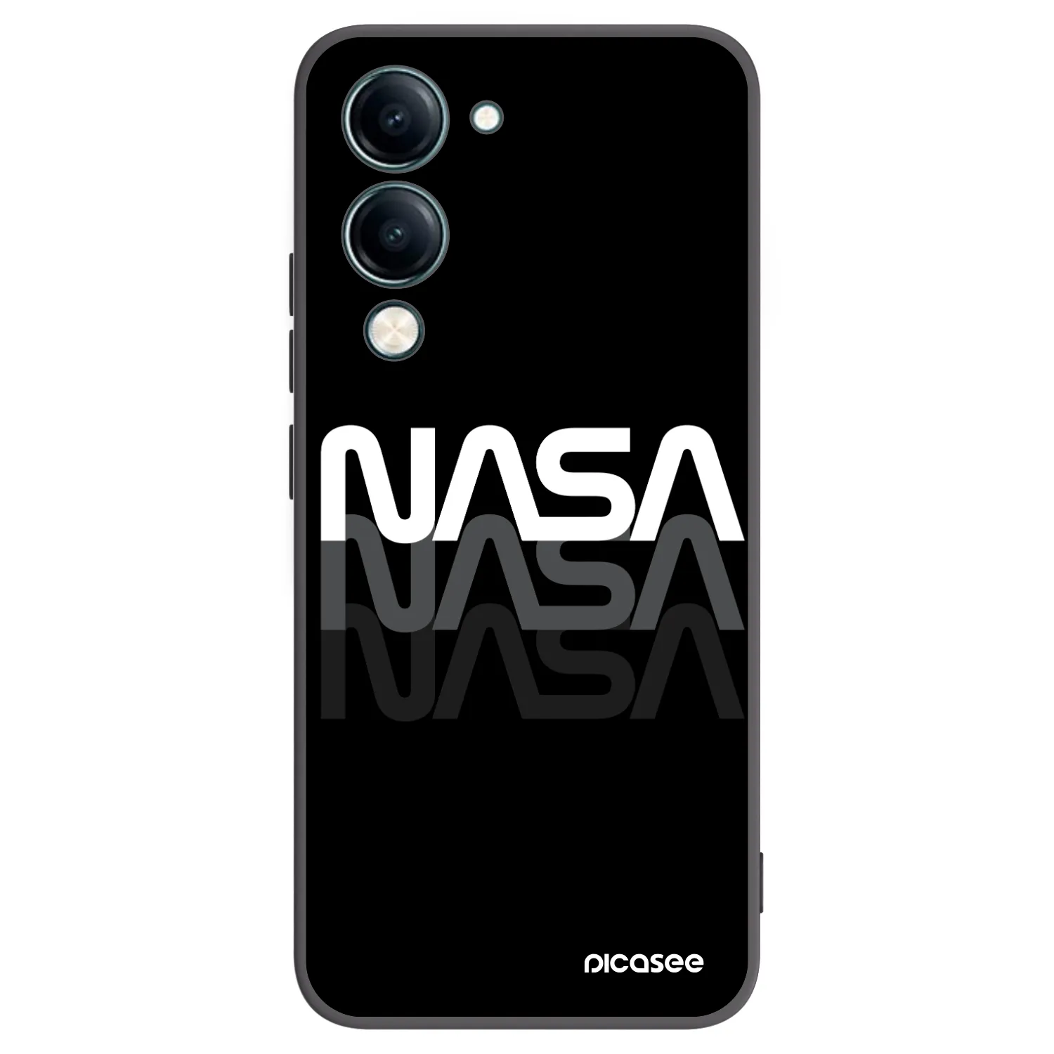 Picasee silikónový čierny obal pre Vivo Y29s 5G - NASA Triple