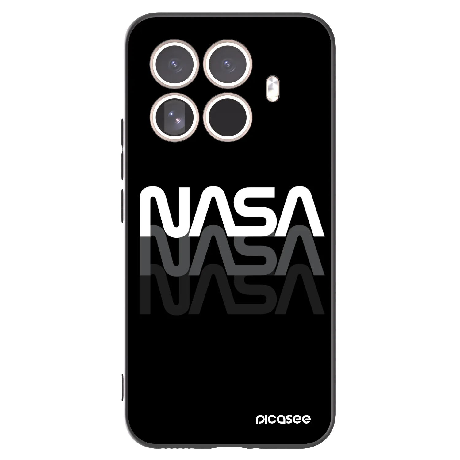 Picasee silikónový čierny obal pre Xiaomi 15T Pro - NASA Triple