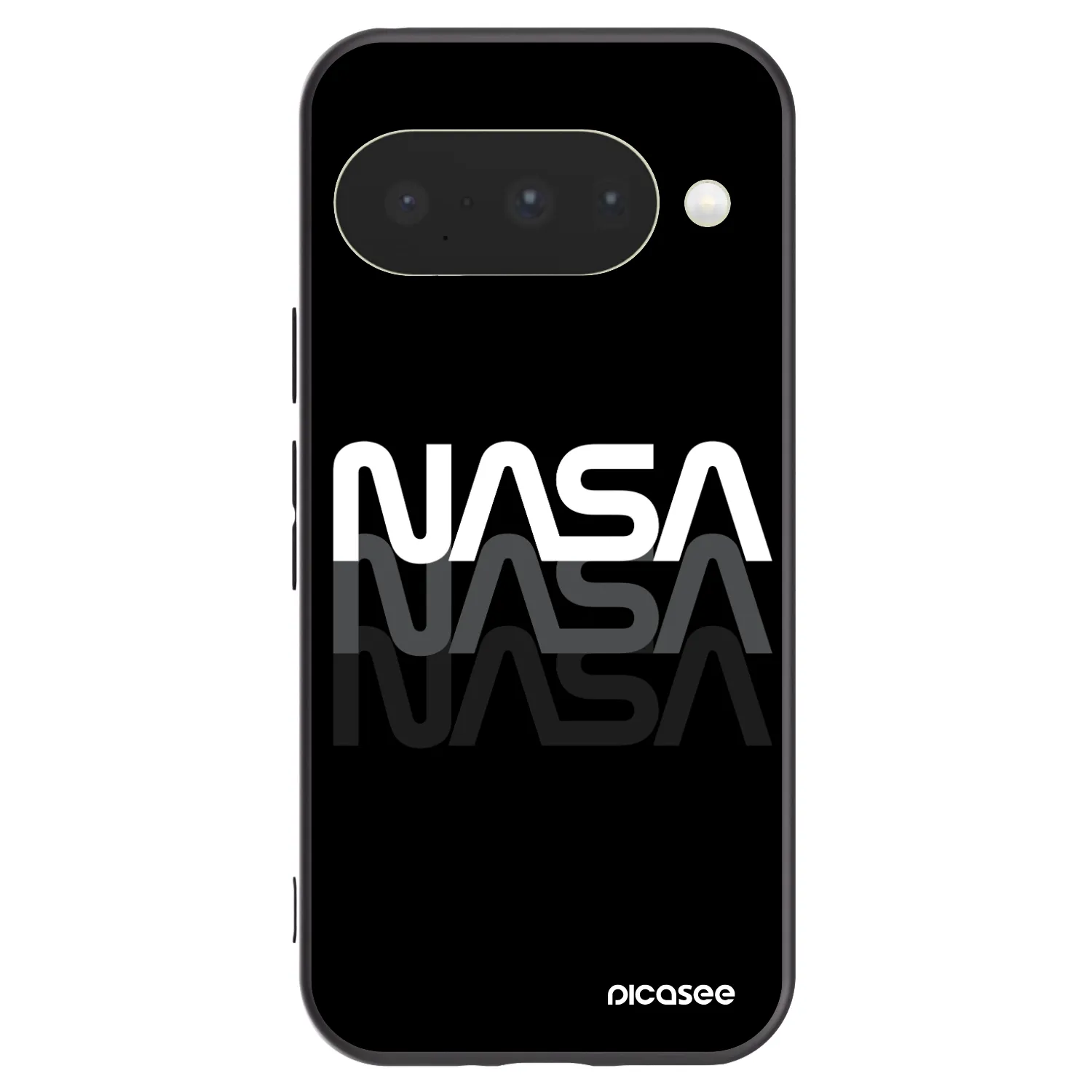Picasee silikónový čierny obal pre Google Pixel 10 - NASA Triple