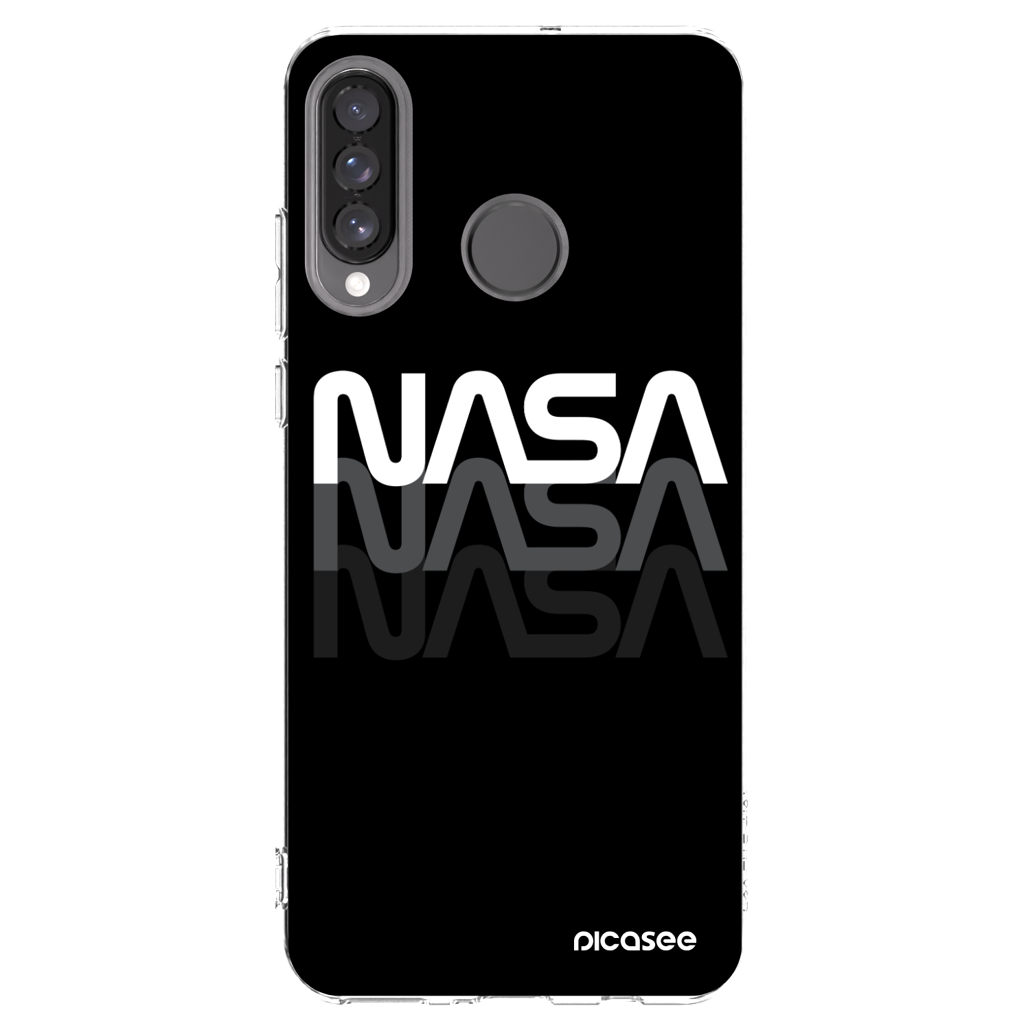 Picasee silikónový prehľadný obal pre Huawei P30 Lite - NASA Triple