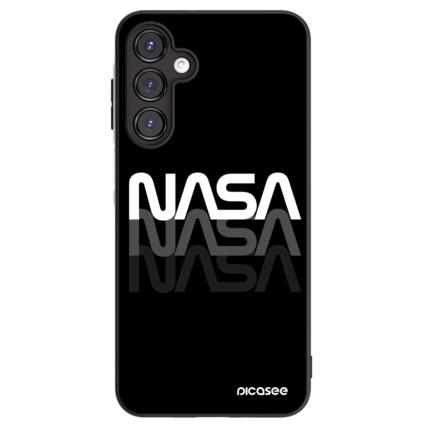 Picasee silikónový čierny obal pre Samsung Galaxy A16 4G - NASA Triple