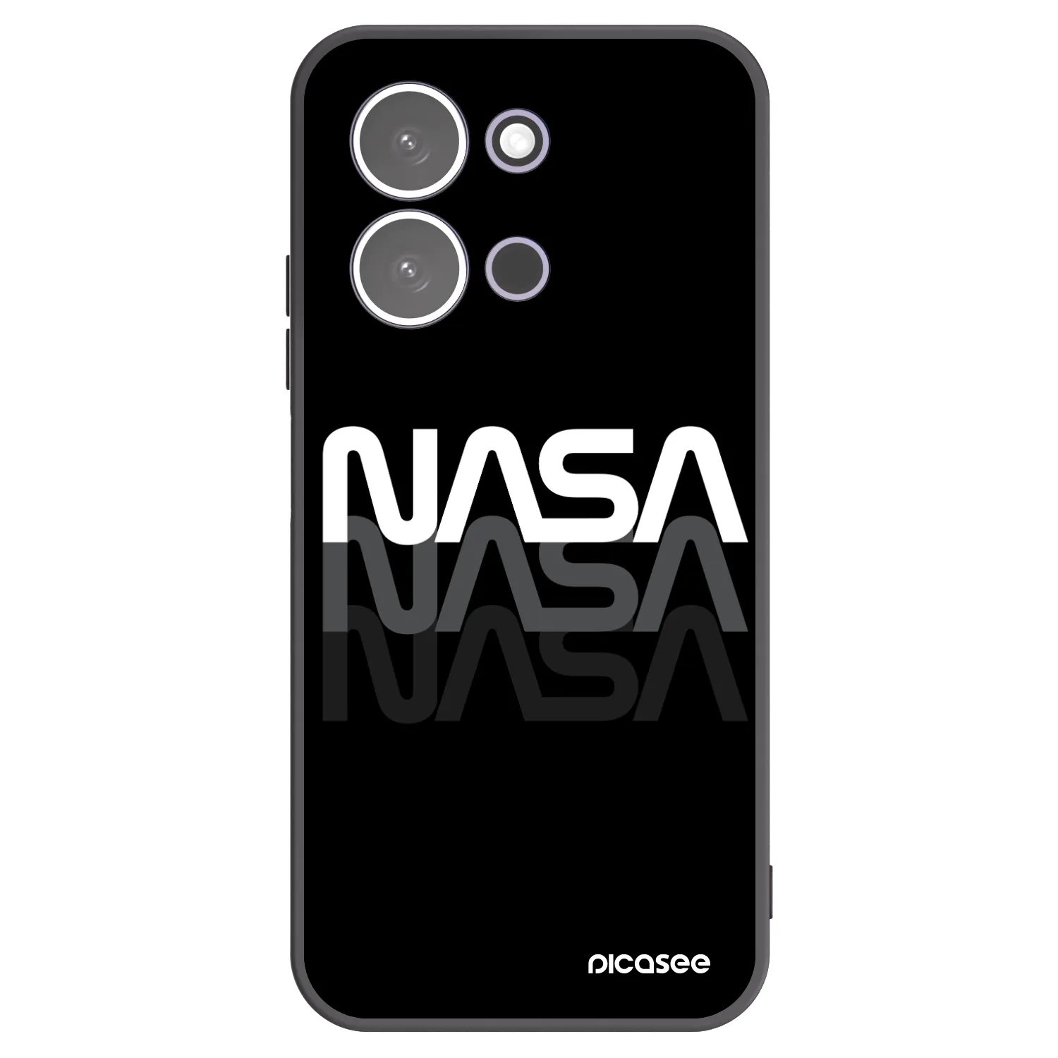 Picasee silikónový čierny obal pre Xiaomi Redmi 15C 5G - NASA Triple