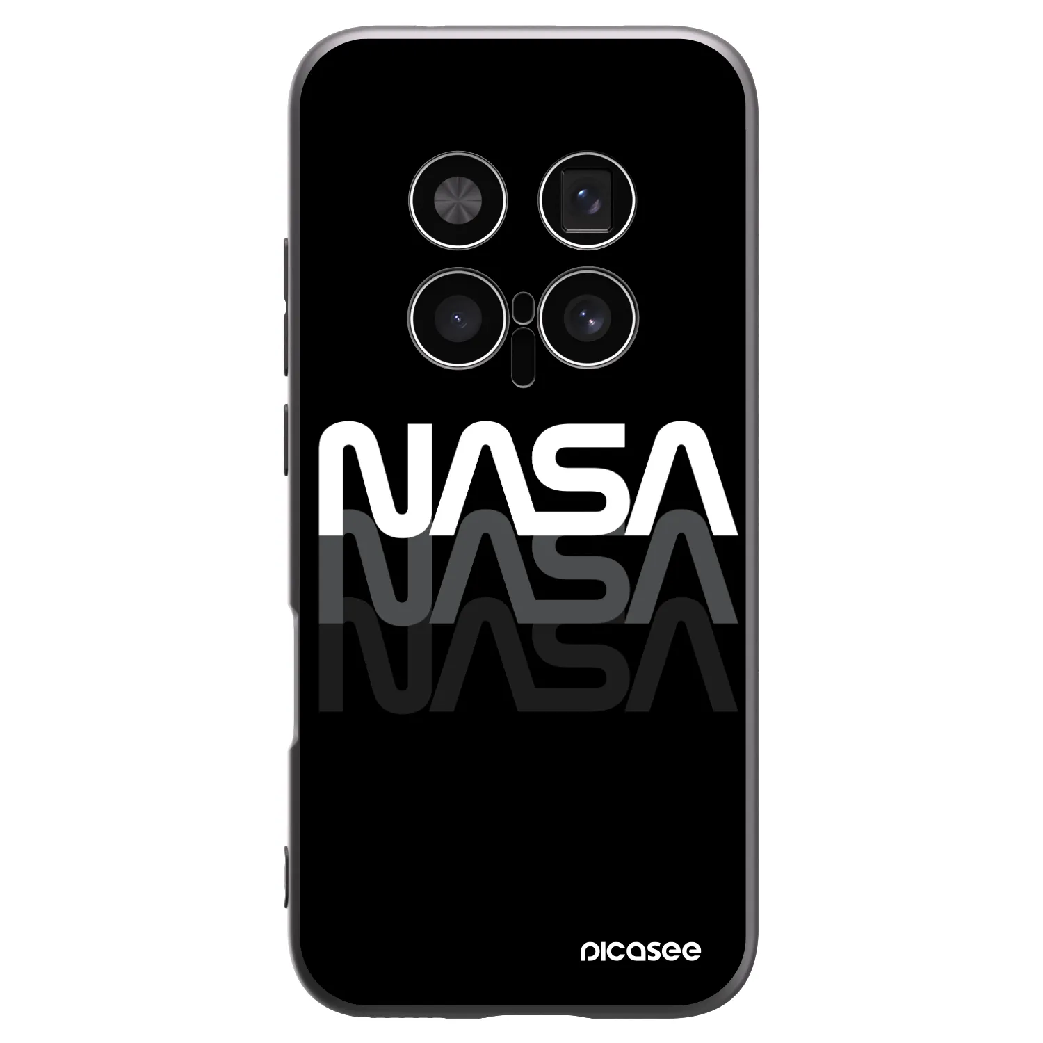 Picasee silikónový čierny obal pre Honor Magic8 Pro 5G - NASA Triple