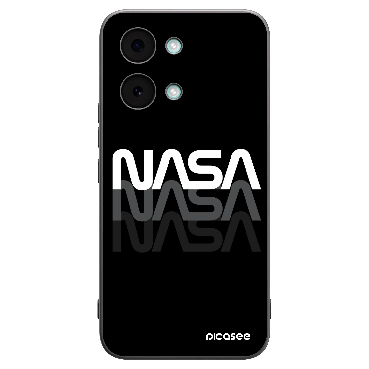 Picasee silikónový čierny obal pre Xiaomi Poco X8 Pro Max - NASA Triple