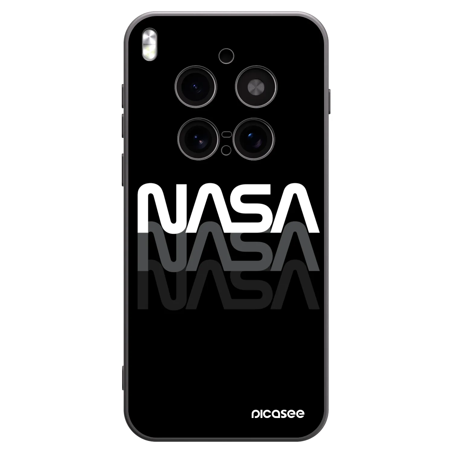 Picasee silikónový čierny obal pre Vivo X300 Pro - NASA Triple