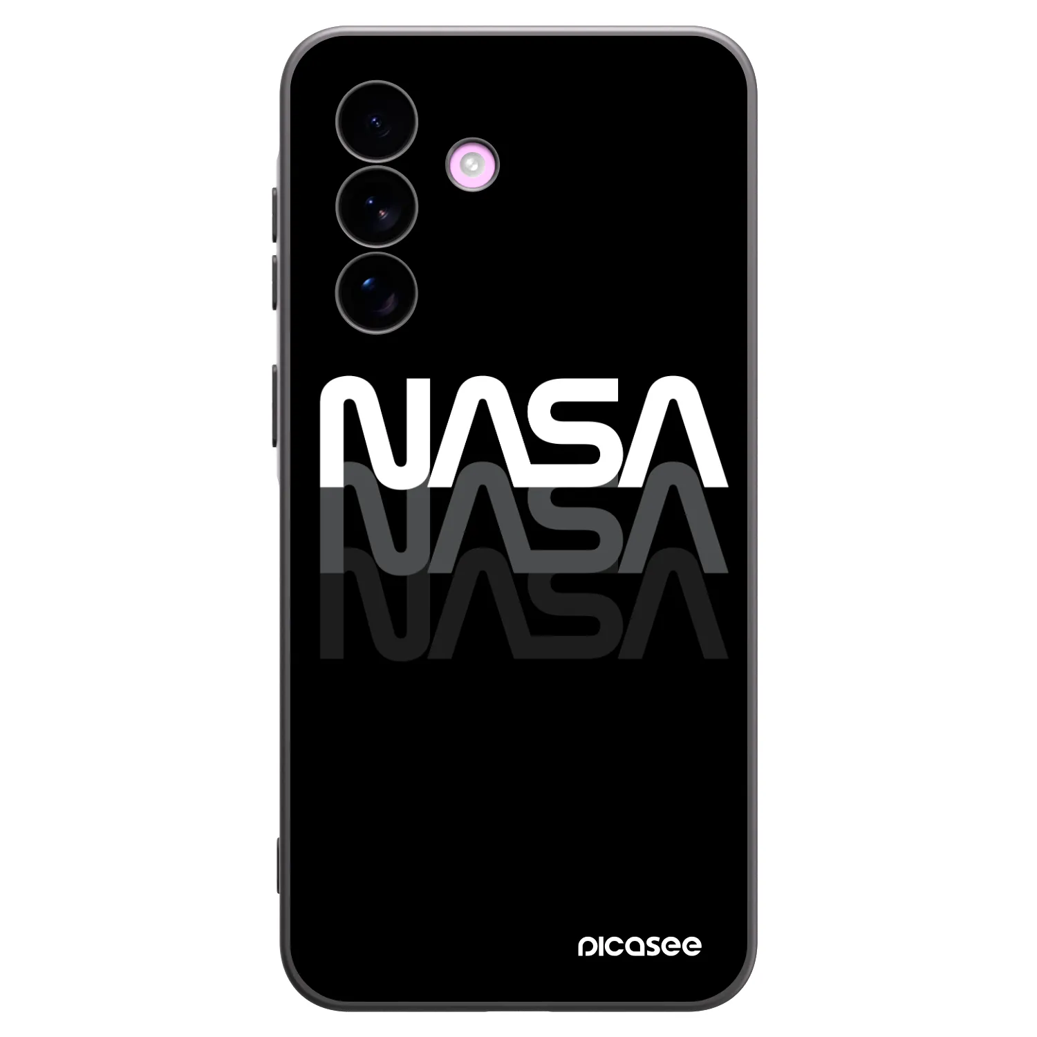Picasee silikónový čierny obal pre Samsung Galaxy A57 5G - NASA Triple
